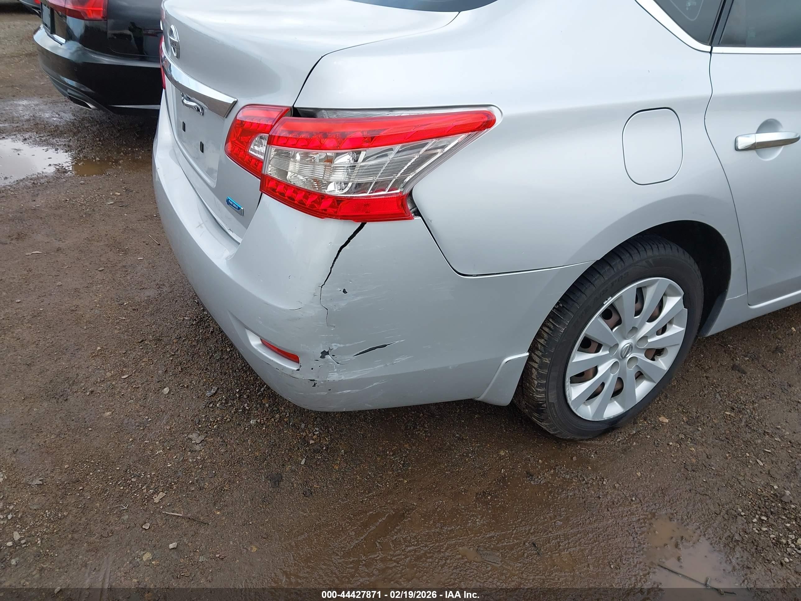 2013 Nissan Sentra S Silver vin: 3N1AB7AP8DL756559
