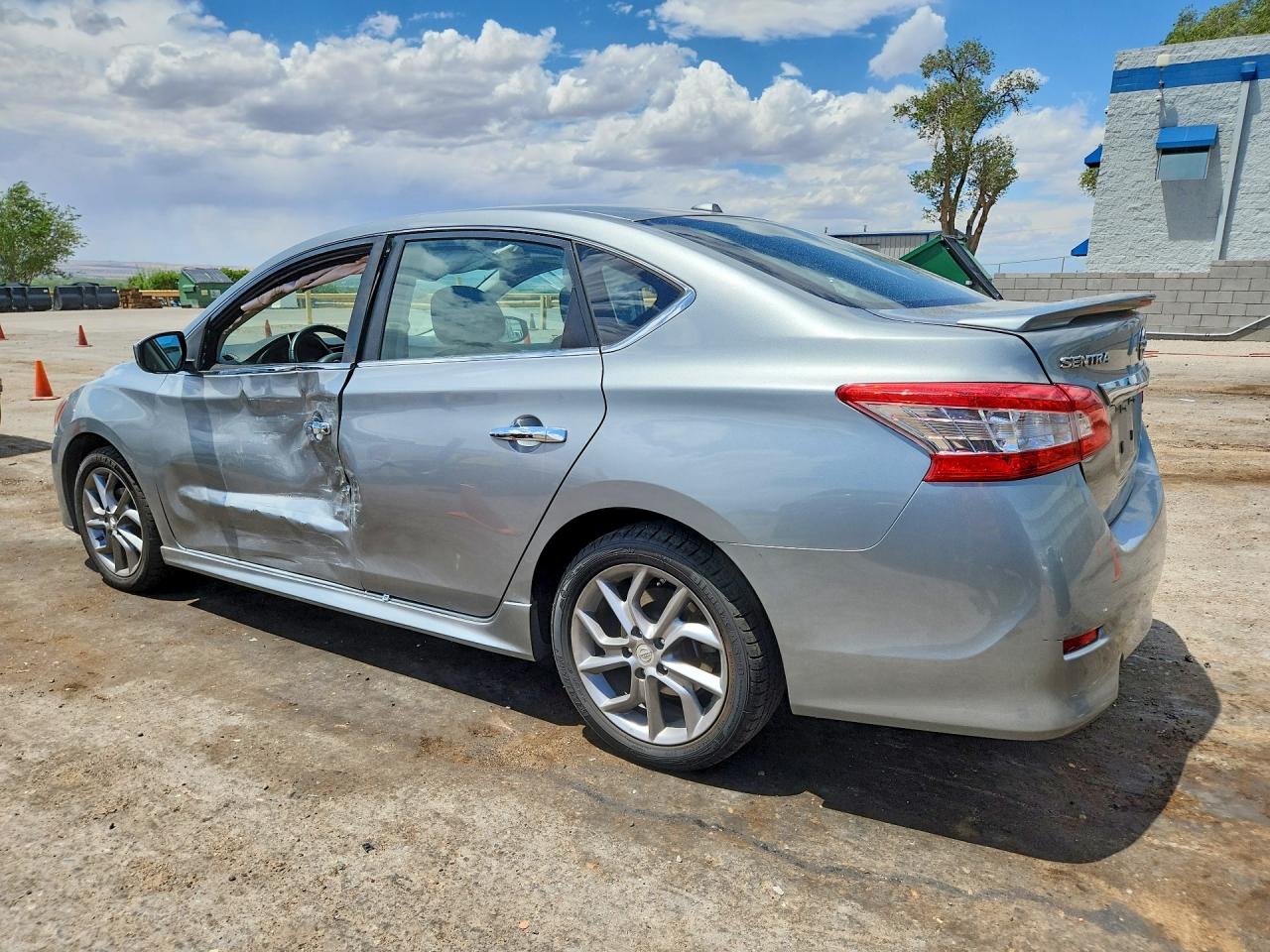 2013 Nissan Sentra S Silver vin: 3N1AB7AP8DL760319