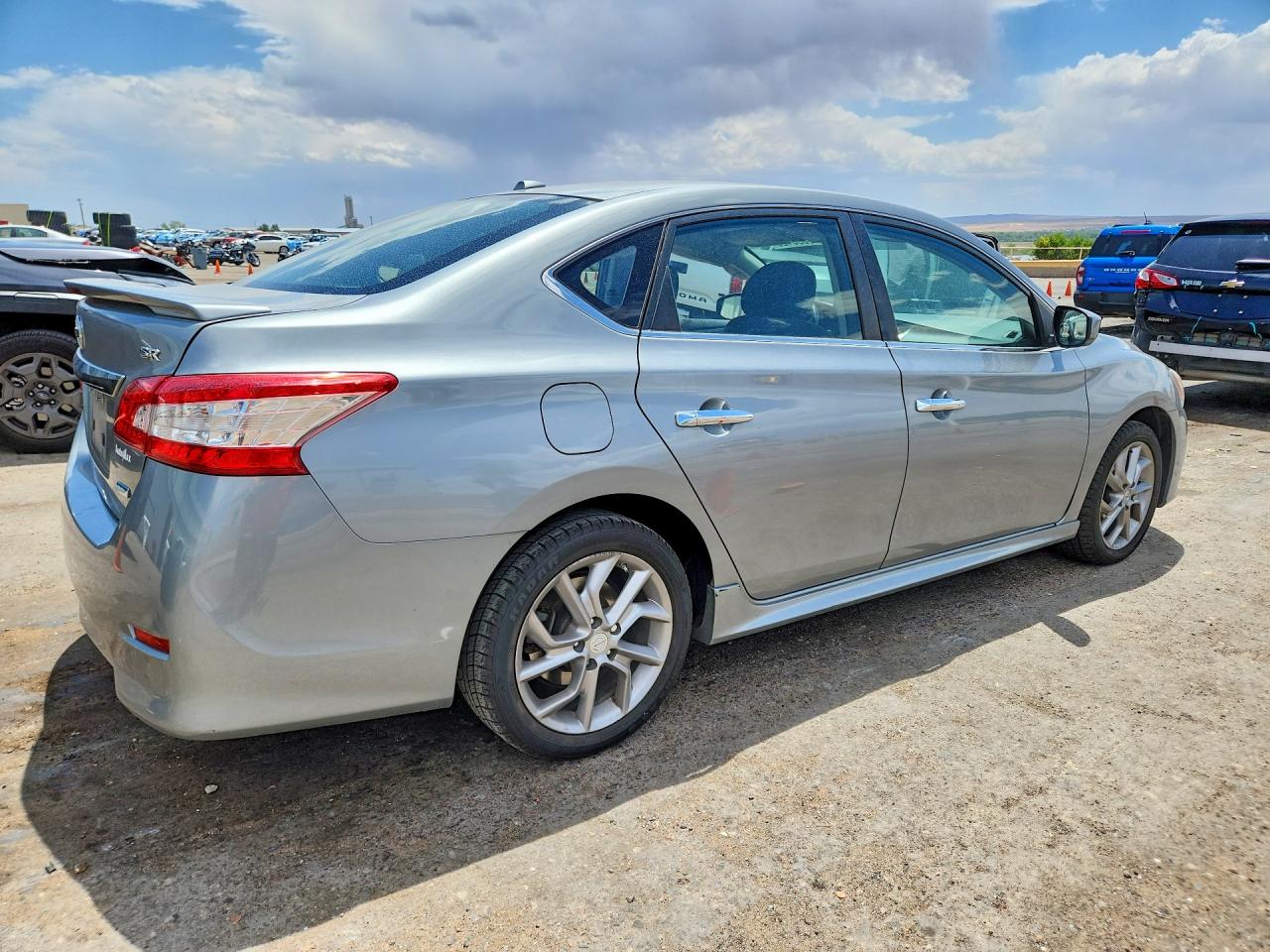 2013 Nissan Sentra S Silver vin: 3N1AB7AP8DL760319
