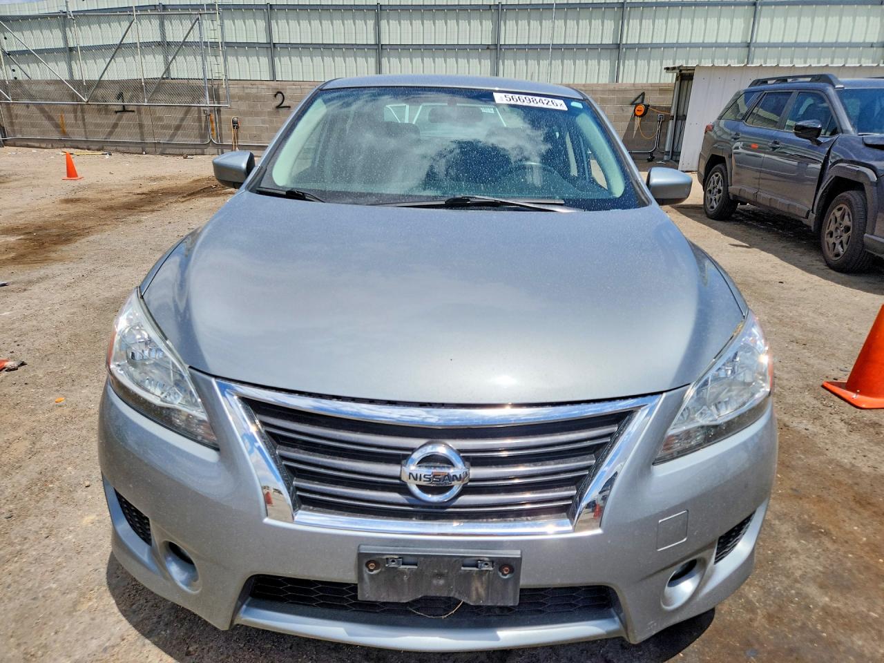 2013 Nissan Sentra S Silver vin: 3N1AB7AP8DL760319