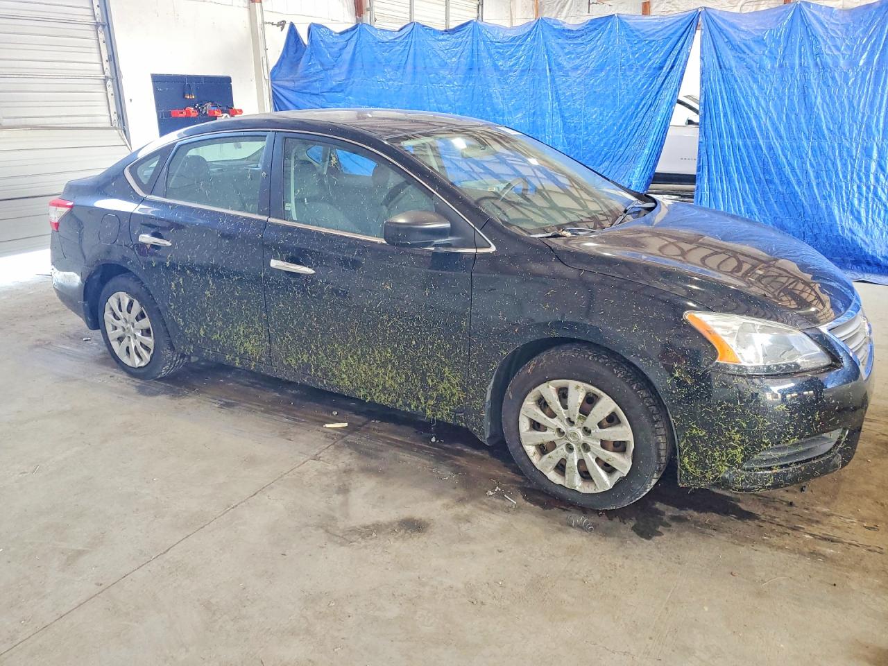 2013 Nissan Sentra S Black vin: 3N1AB7AP8DL767481