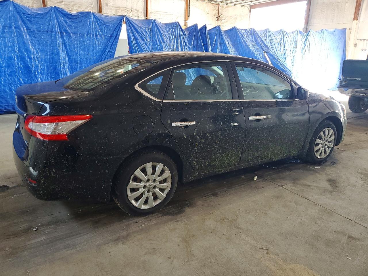 2013 Nissan Sentra S Black vin: 3N1AB7AP8DL767481