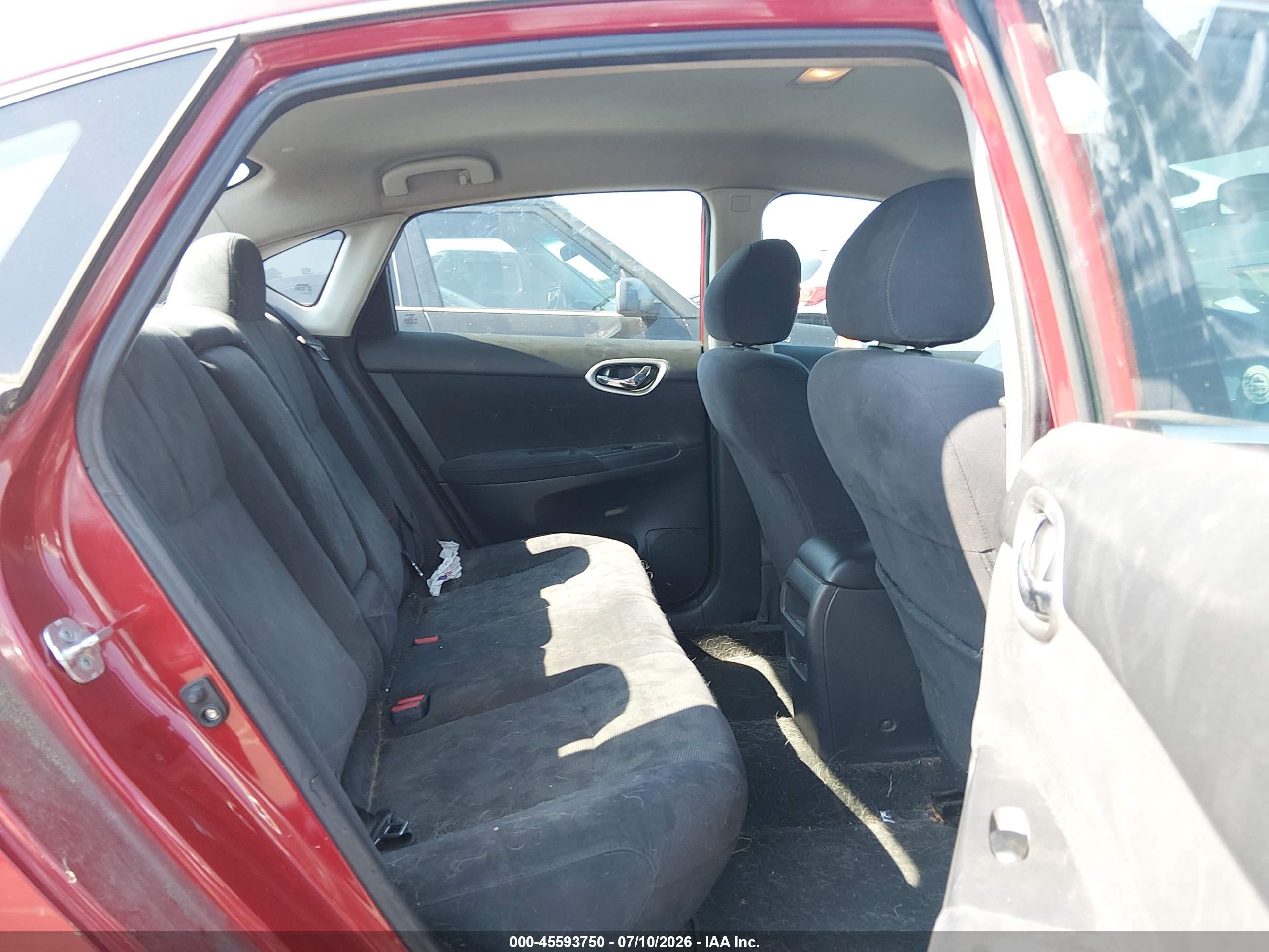 2013 Nissan Sentra Sv Red vin: 3N1AB7AP8DL768372