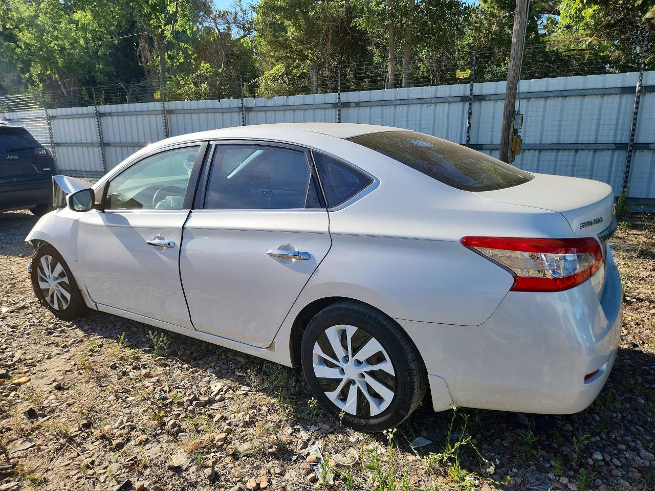 2013 Nissan Sentra S White vin: 3N1AB7AP8DL769974