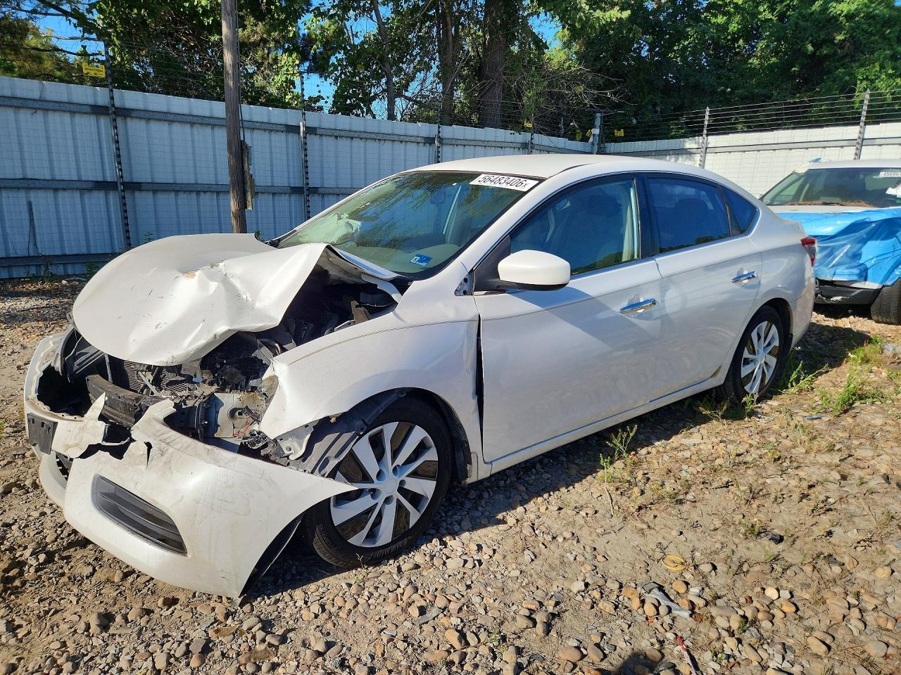 2013 Nissan Sentra S White vin: 3N1AB7AP8DL769974