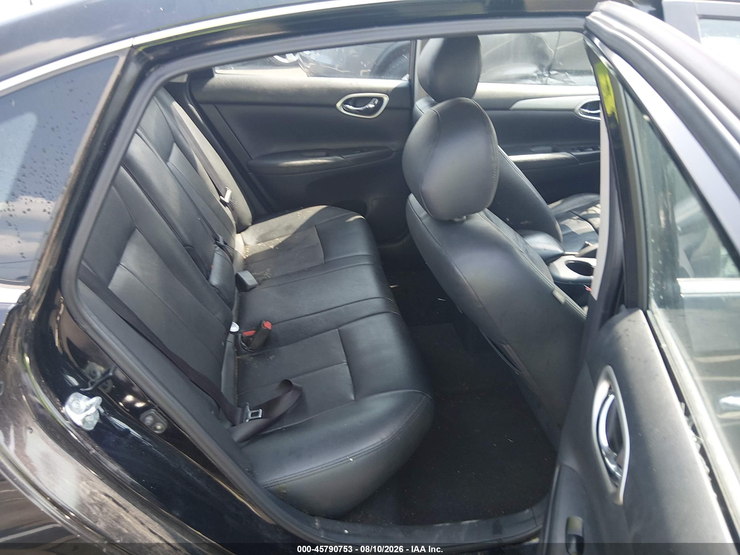 2013 Nissan Sentra Sr Black vin: 3N1AB7AP8DL773166