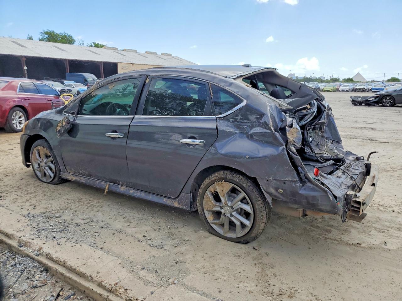 2013 Nissan Sentra Gray vin: 3N1AB7AP8DL787407