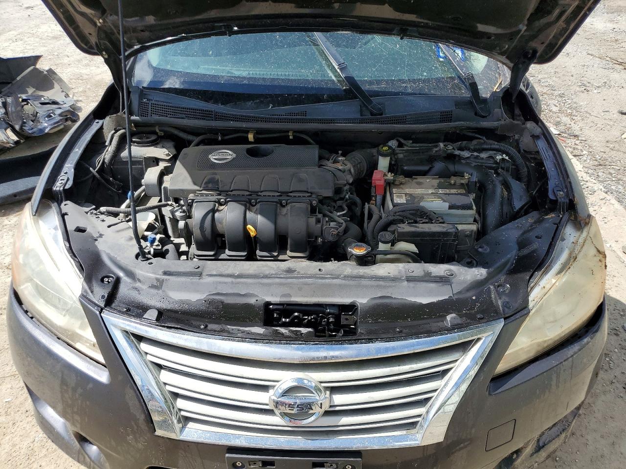 2013 Nissan Sentra Gray vin: 3N1AB7AP8DL787407