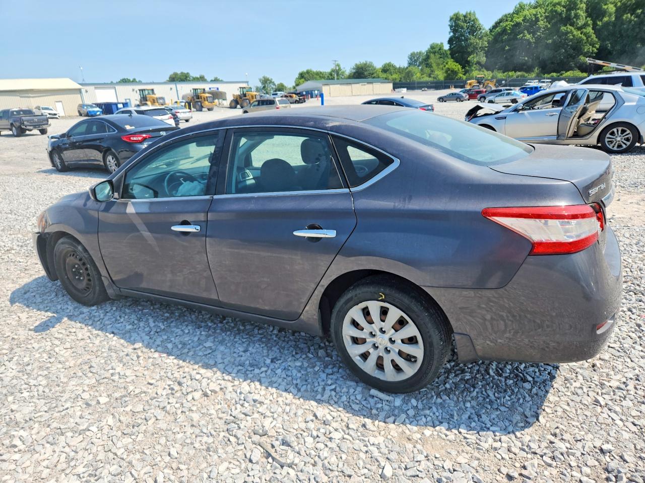 2013 Nissan Sentra S Gray vin: 3N1AB7AP8DL788718