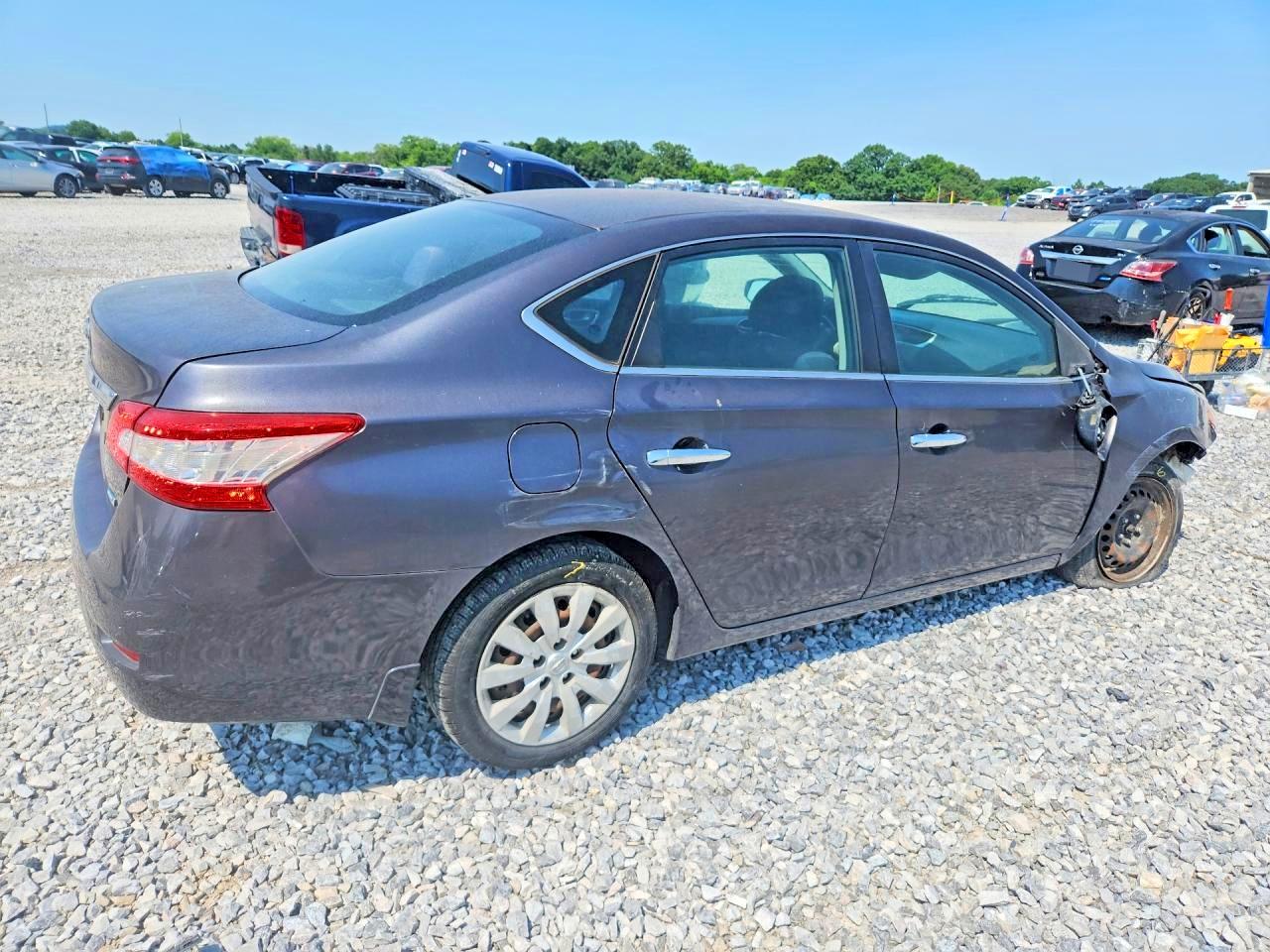 2013 Nissan Sentra S Gray vin: 3N1AB7AP8DL788718