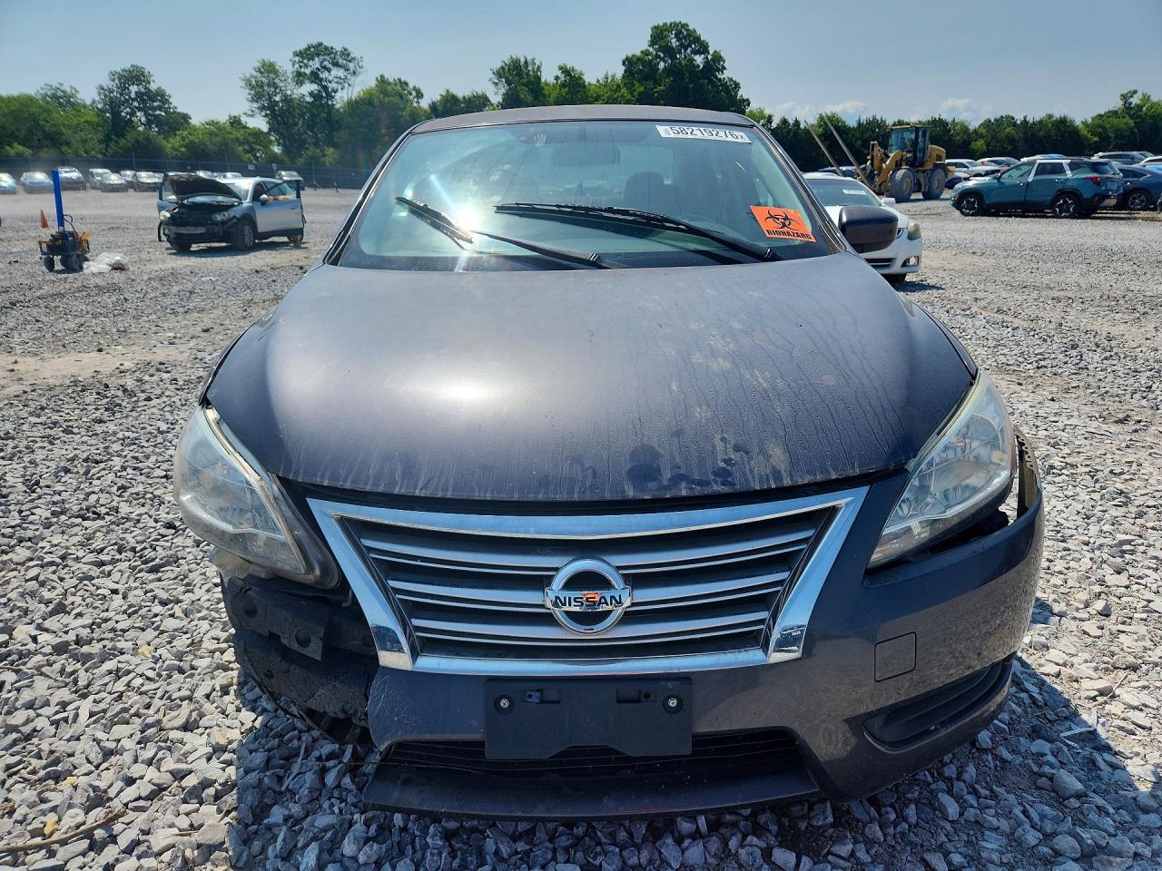 2013 Nissan Sentra S Gray vin: 3N1AB7AP8DL788718