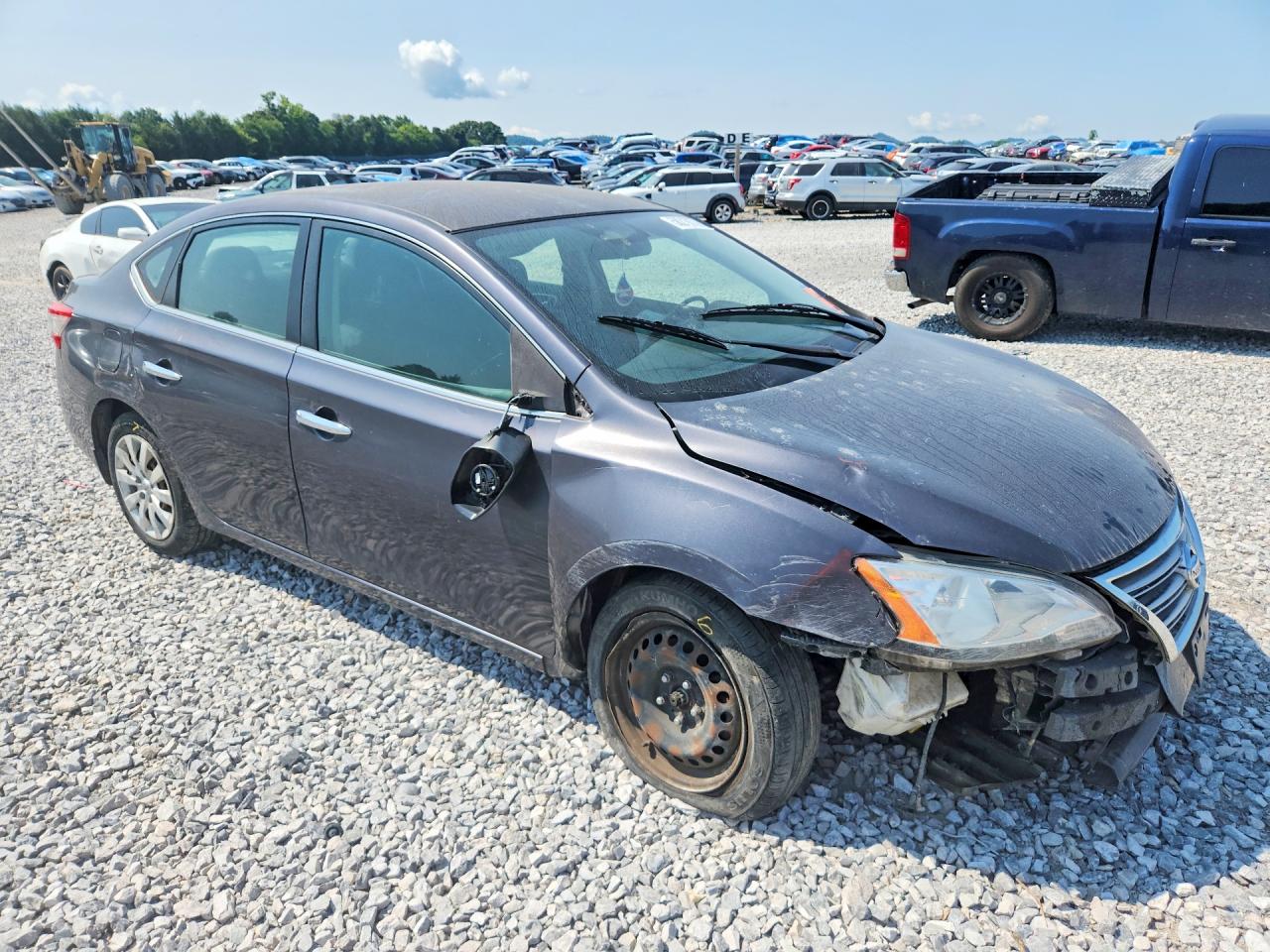 2013 Nissan Sentra S Gray vin: 3N1AB7AP8DL788718