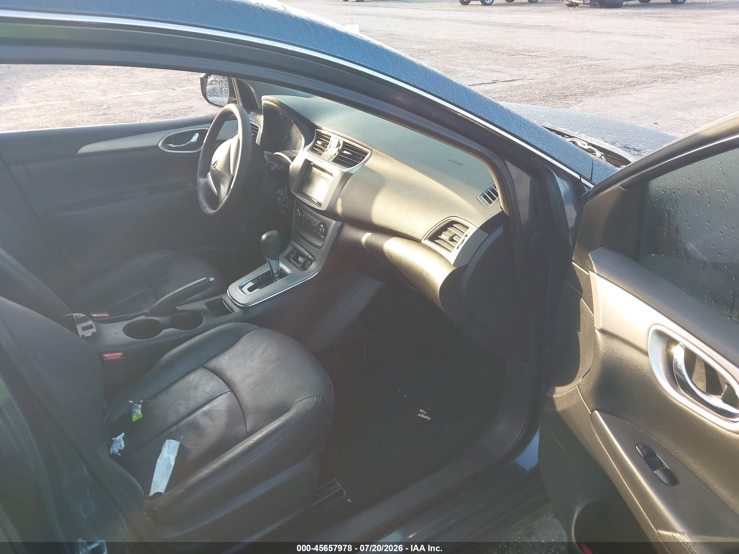 2013 Nissan Sentra S Серый vin: 3N1AB7AP8DL792946