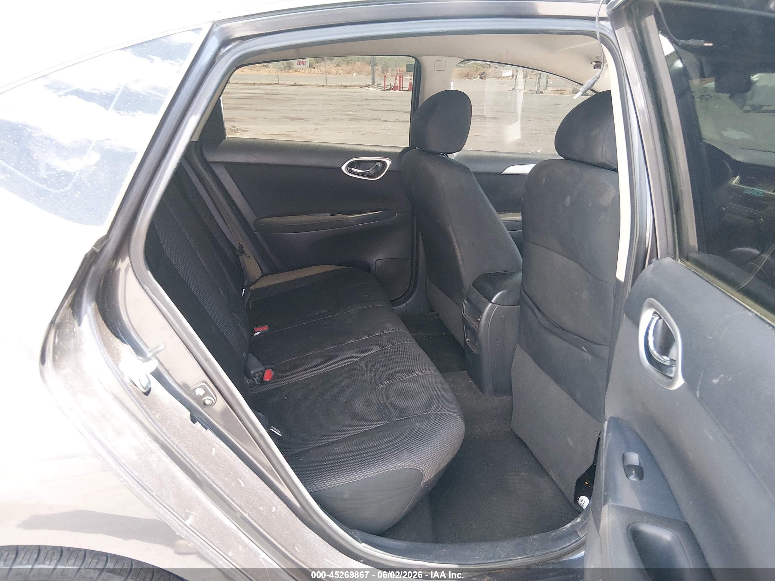 2013 Nissan Sentra S Gray vin: 3N1AB7AP8DL796687