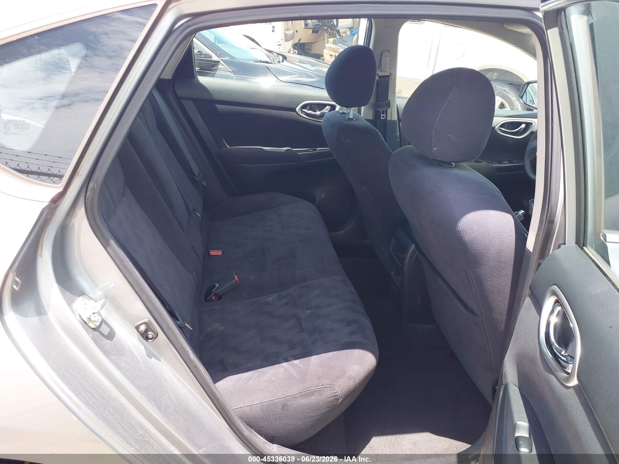 2013 Nissan Sentra Sv Gray vin: 3N1AB7AP8DL797354