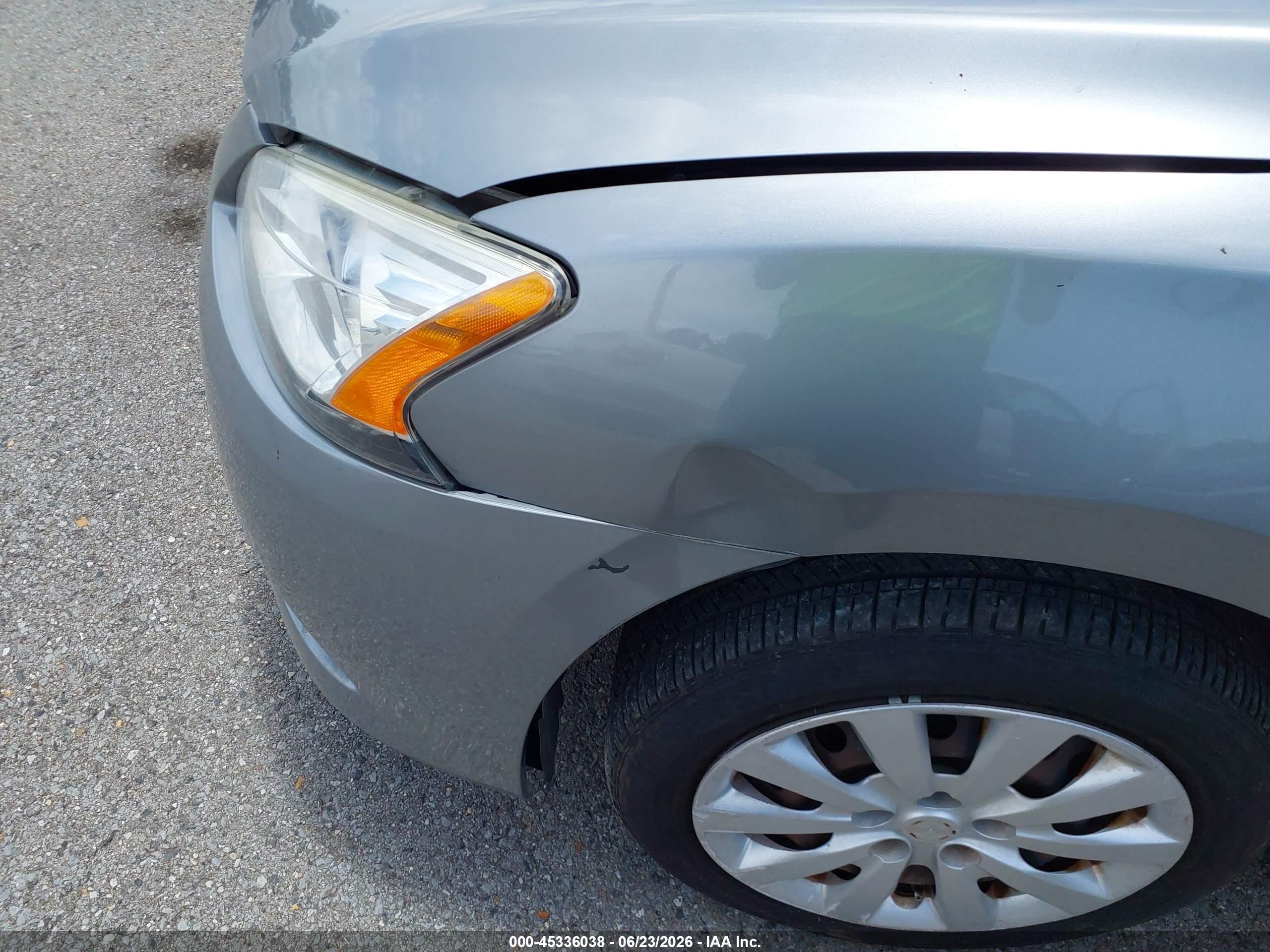 2013 Nissan Sentra Sv Gray vin: 3N1AB7AP8DL797354