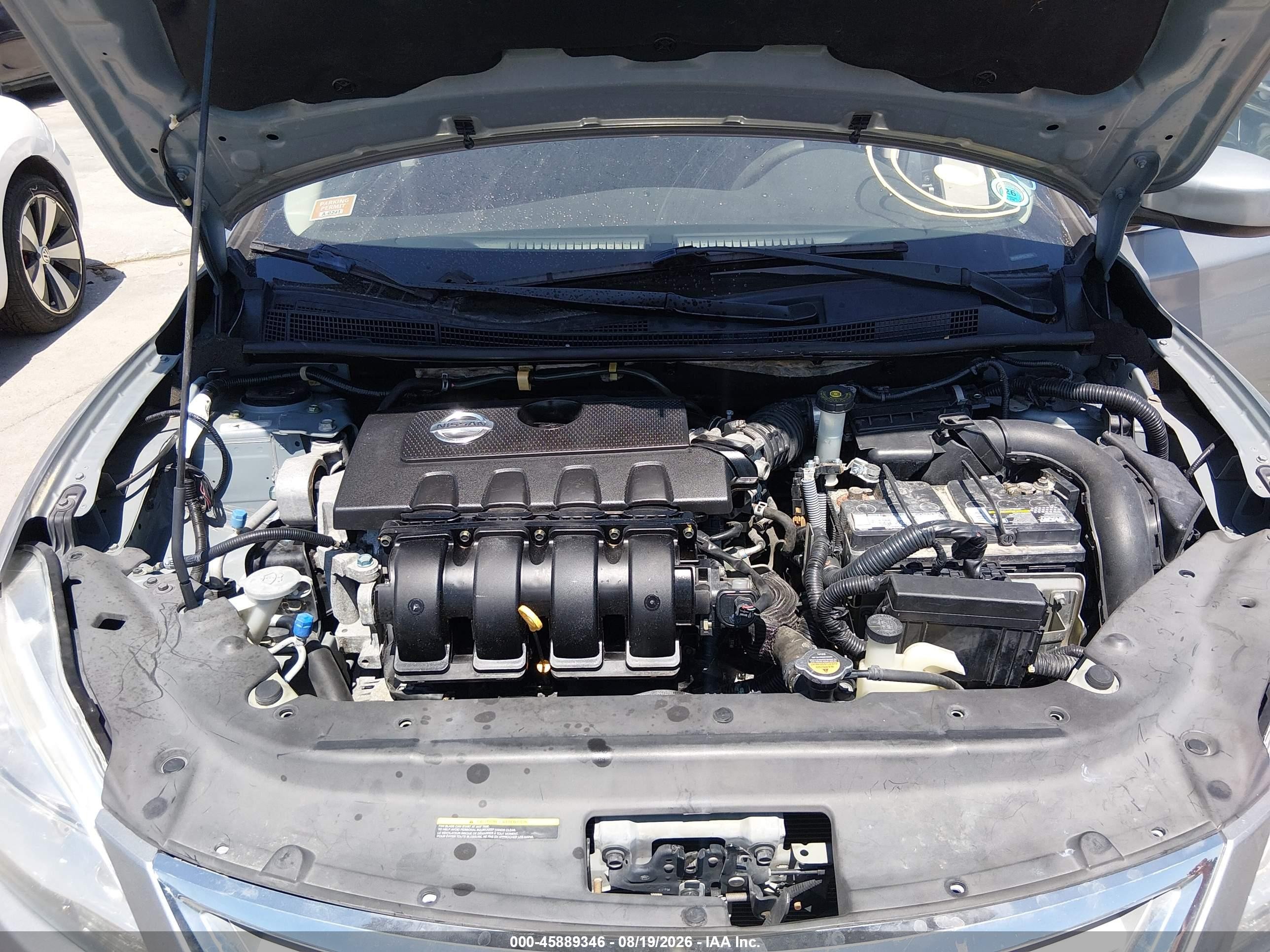 2013 Nissan Sentra Sv Light Blue vin: 3N1AB7AP8DL797354