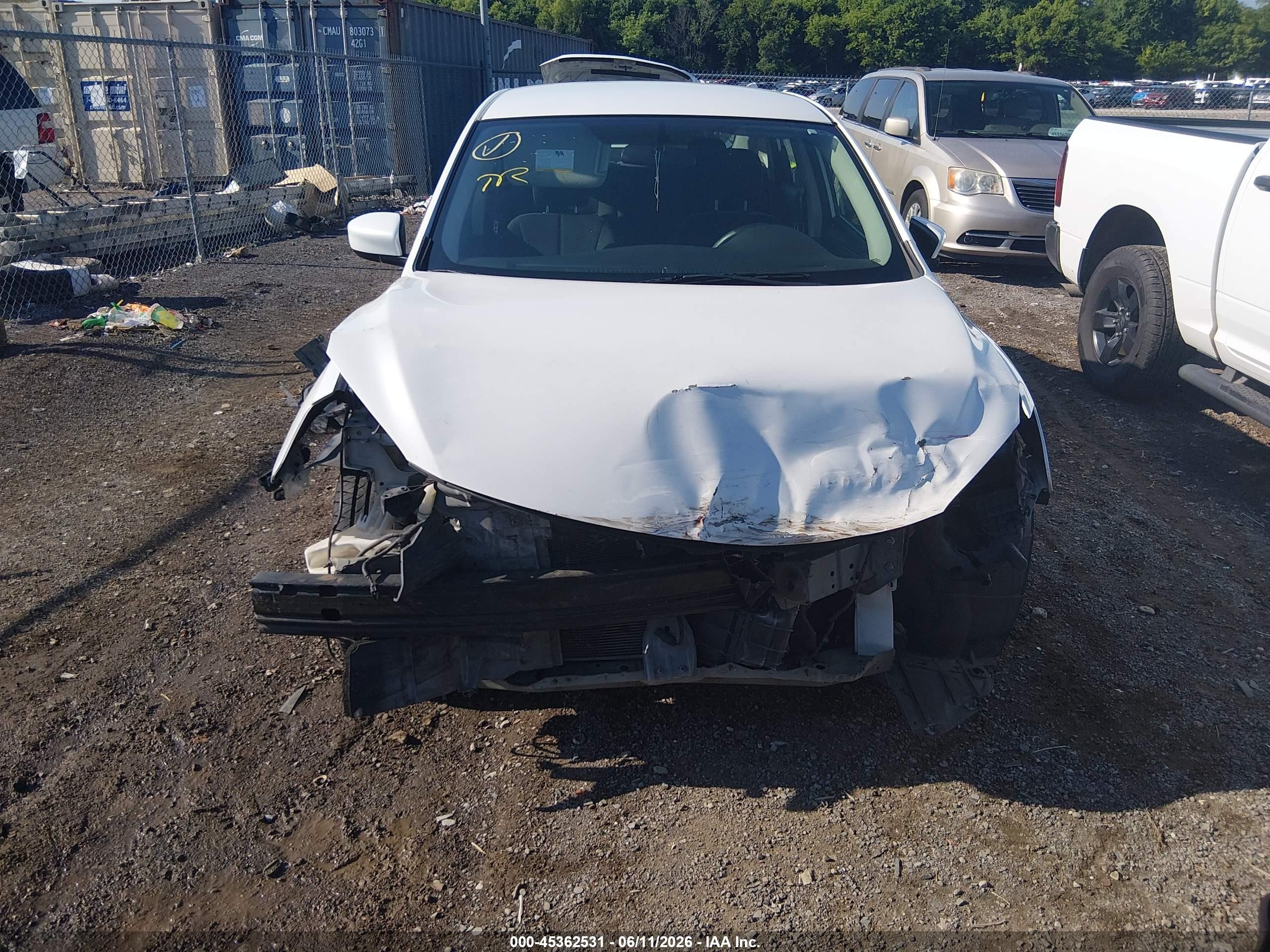 2013 Nissan Sentra Sr White vin: 3N1AB7AP8DL797807