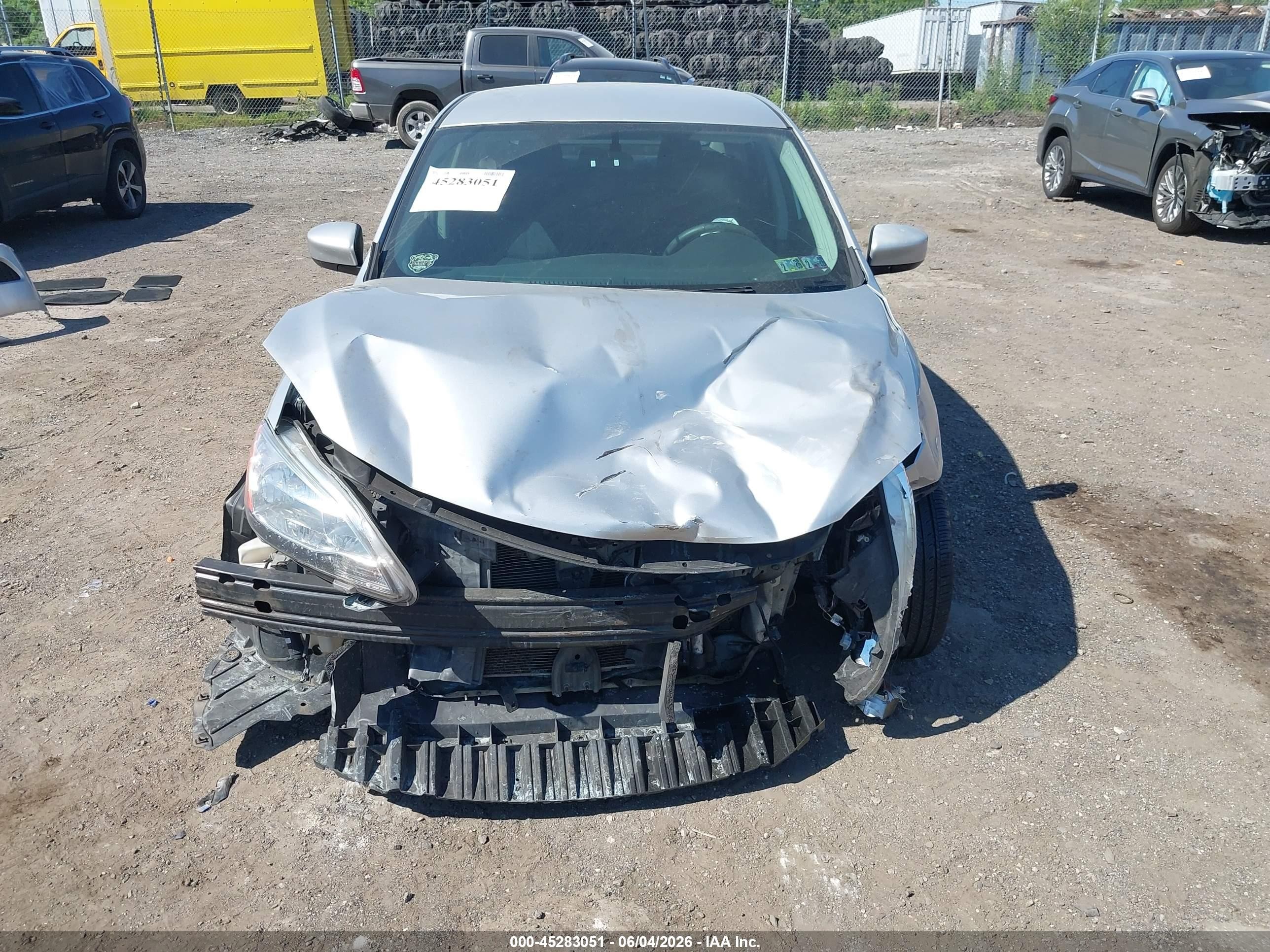 2013 Nissan Sentra Sr Серебряный vin: 3N1AB7AP8DL799248