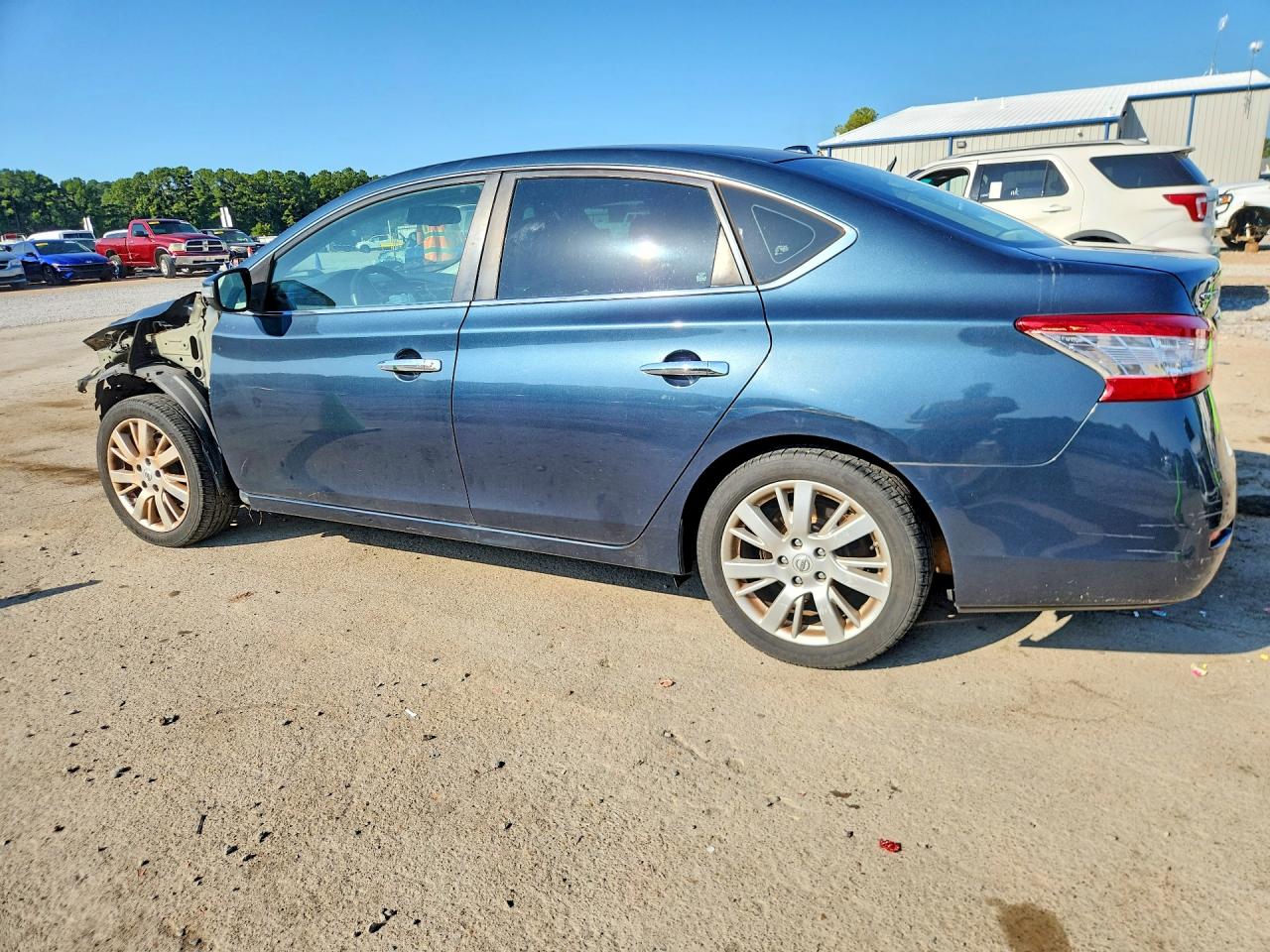 2014 Nissan Sentra Sl Blue vin: 3N1AB7AP8EL608011