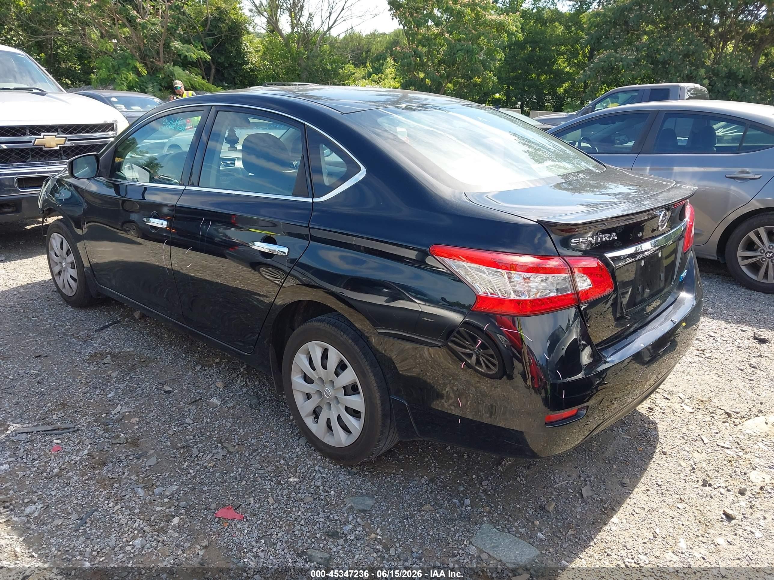 2014 Nissan Sentra Fe+ S Black vin: 3N1AB7AP8EL616545