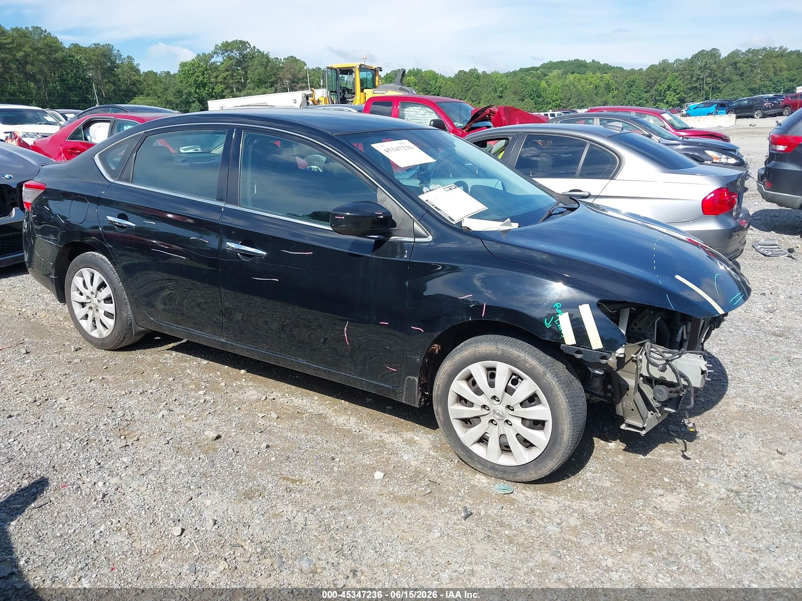 2014 Nissan Sentra Fe+ S Black vin: 3N1AB7AP8EL616545