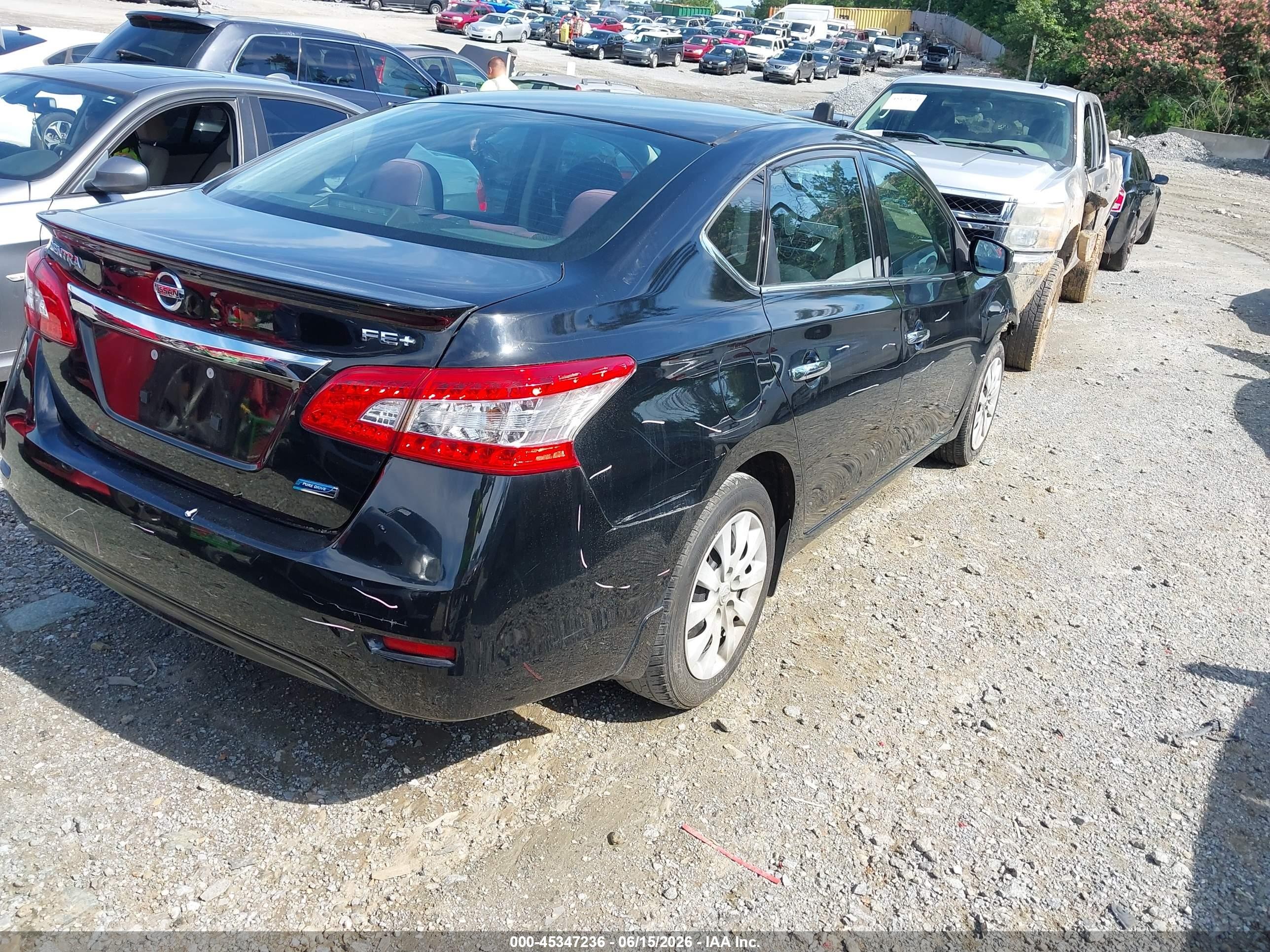 2014 Nissan Sentra Fe+ S Black vin: 3N1AB7AP8EL616545