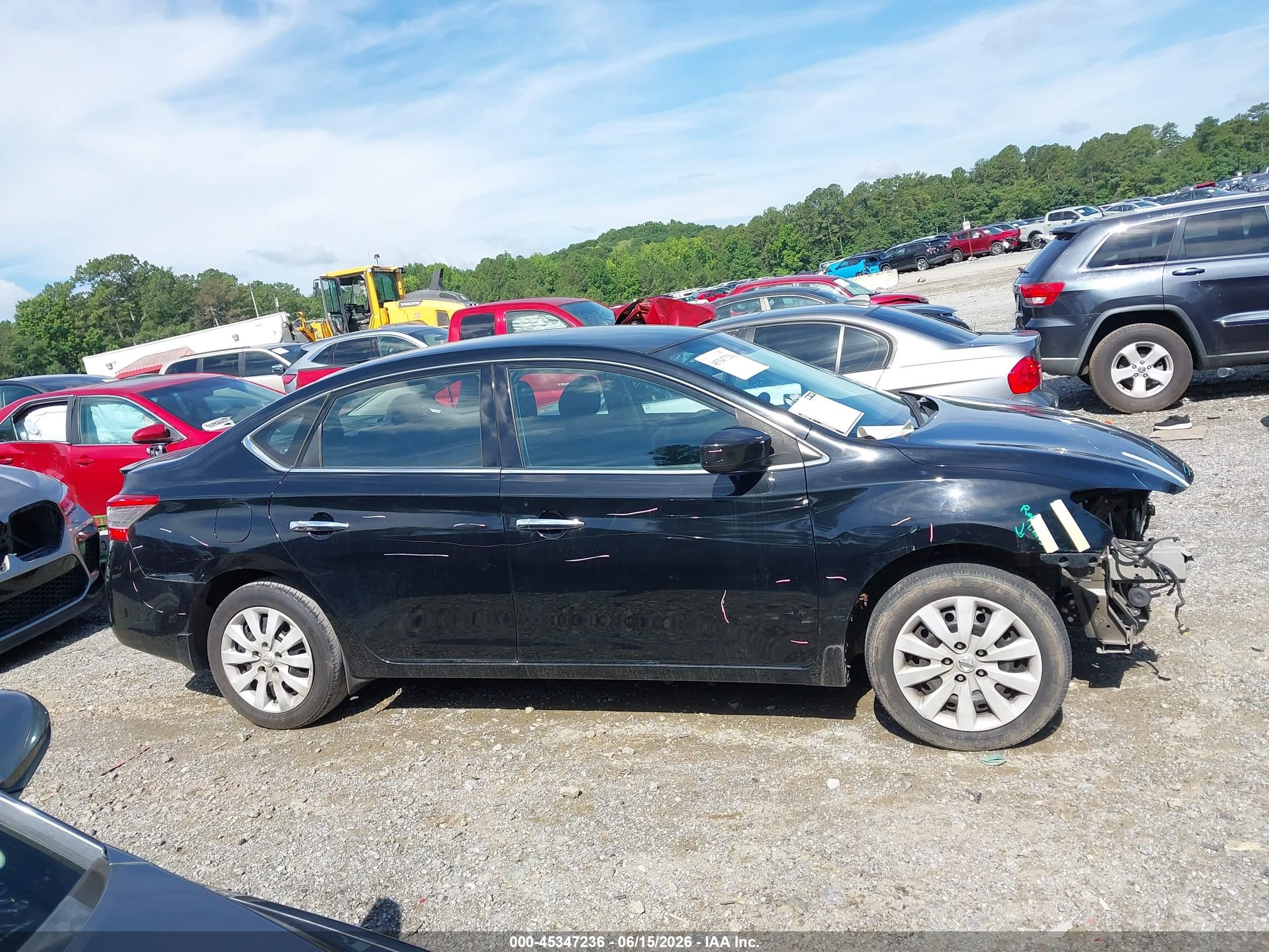 2014 Nissan Sentra Fe+ S Black vin: 3N1AB7AP8EL616545