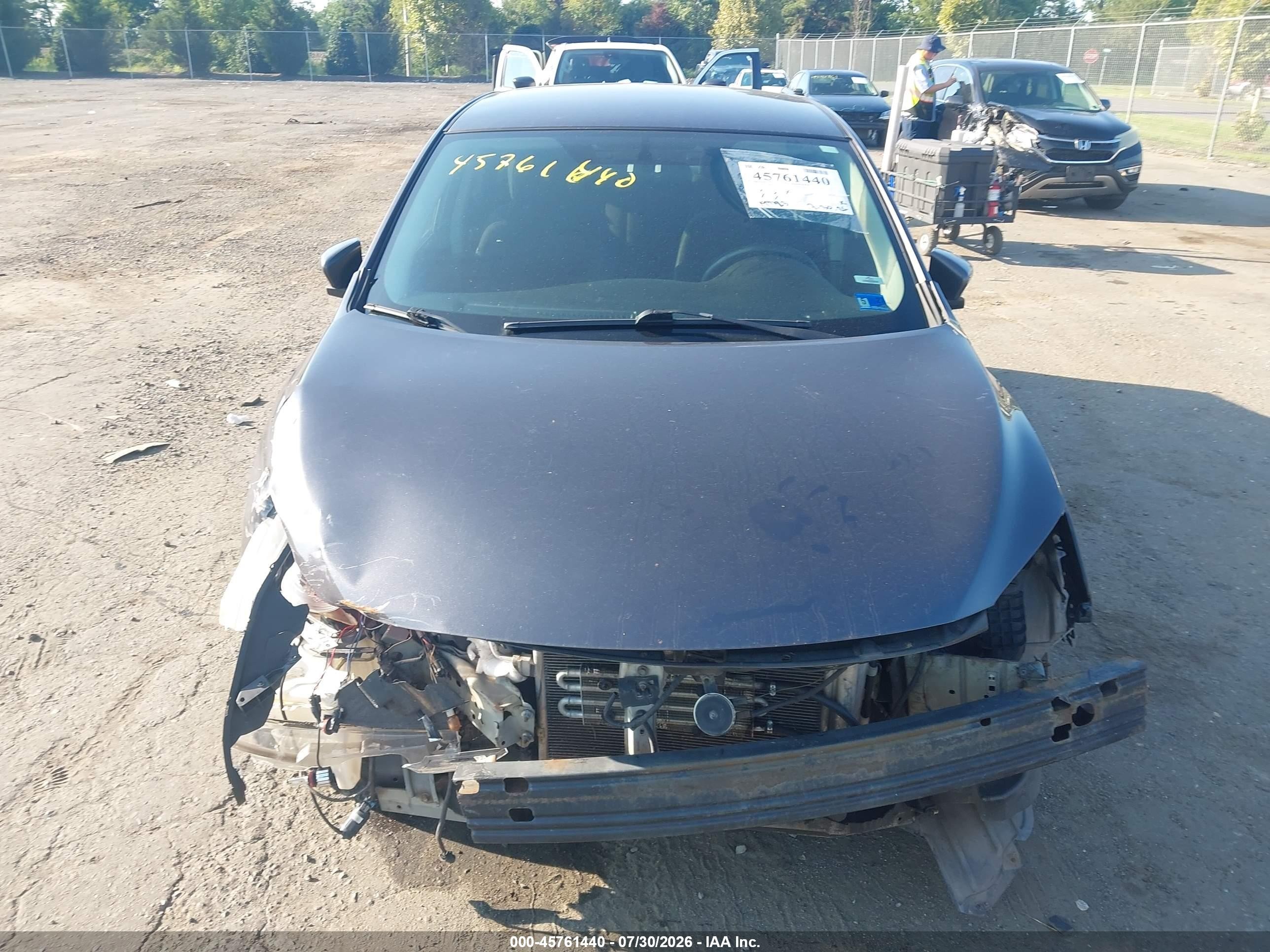 2014 Nissan Sentra Sr Gray vin: 3N1AB7AP8EL619073