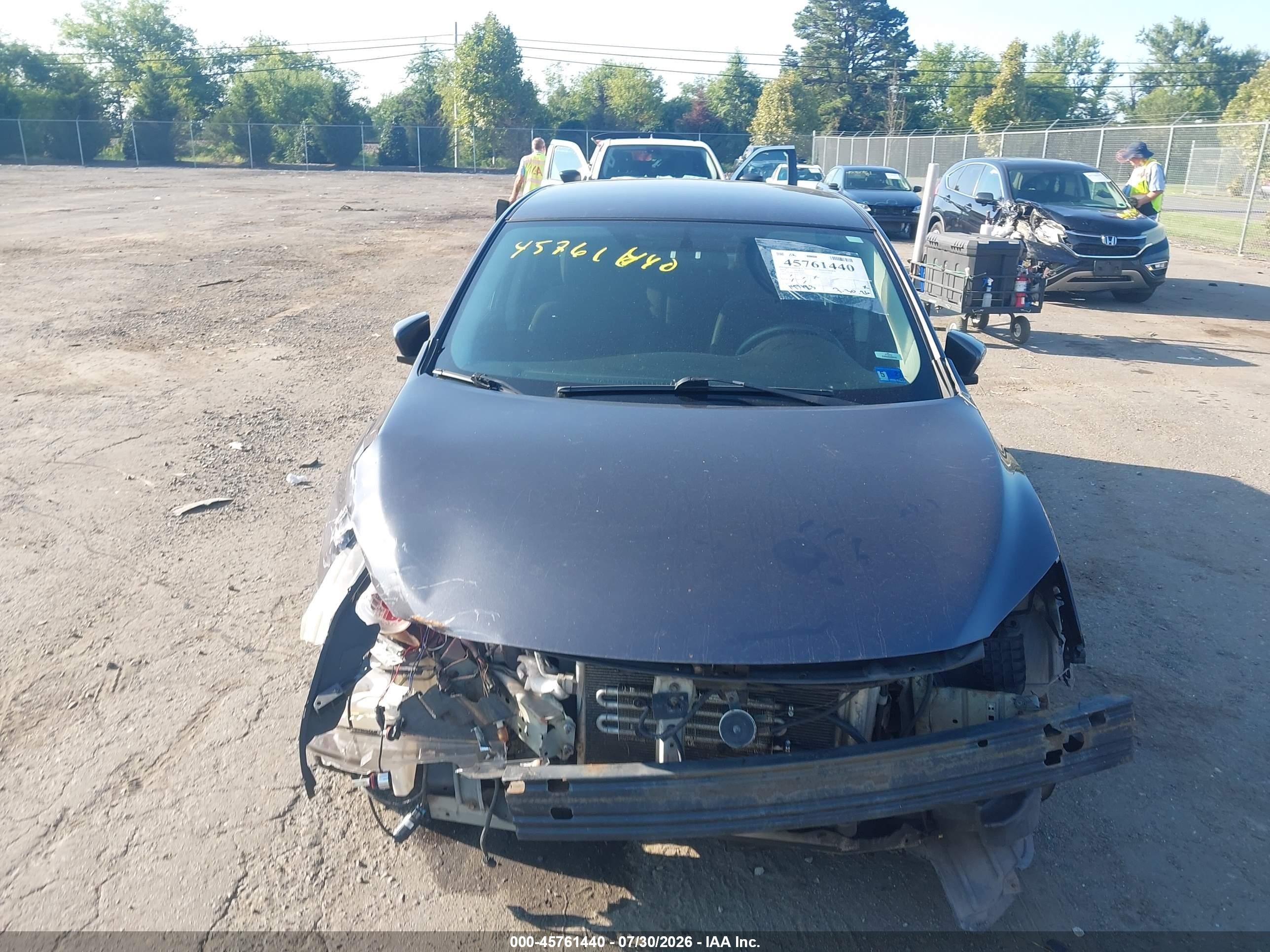 2014 Nissan Sentra Sr Gray vin: 3N1AB7AP8EL619073