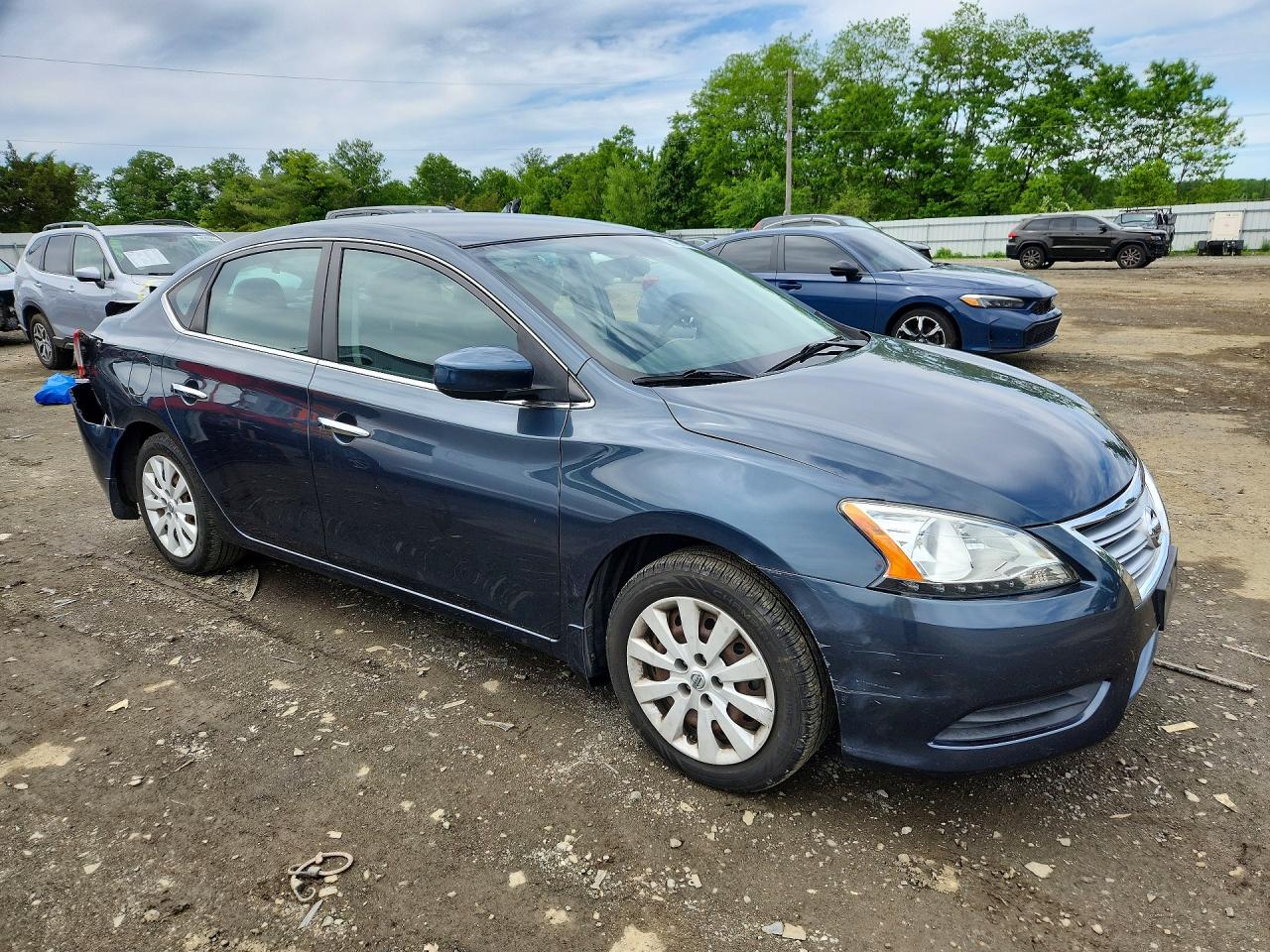 2014 Nissan Sentra Sv Charcoal vin: 3N1AB7AP8EL623639