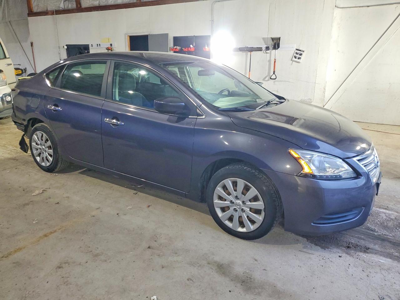2014 Nissan Sentra S Gray vin: 3N1AB7AP8EL624130