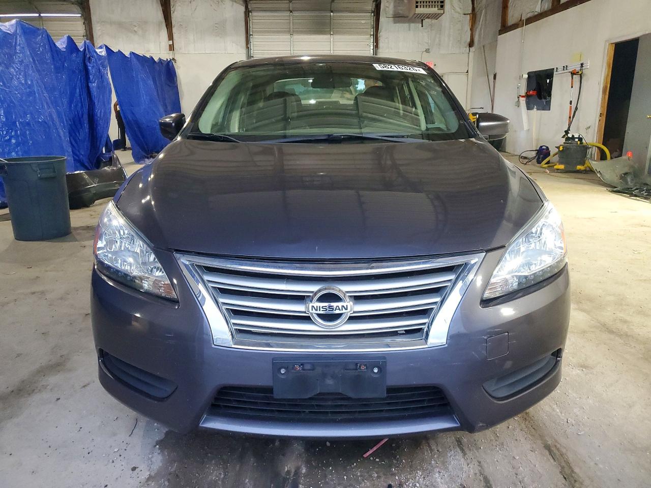 2014 Nissan Sentra S Gray vin: 3N1AB7AP8EL624130