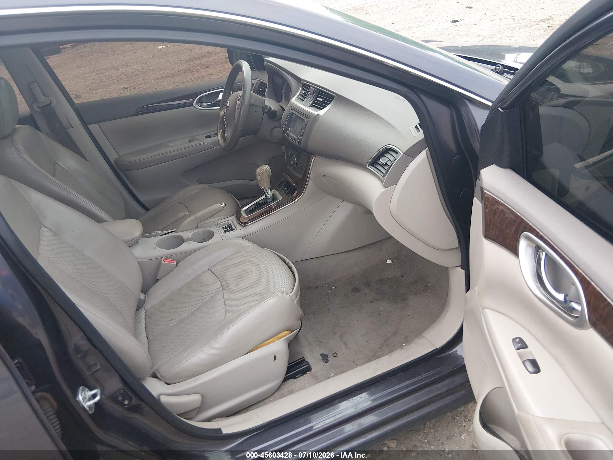 2014 Nissan Sentra Sl Gray vin: 3N1AB7AP8EL628369