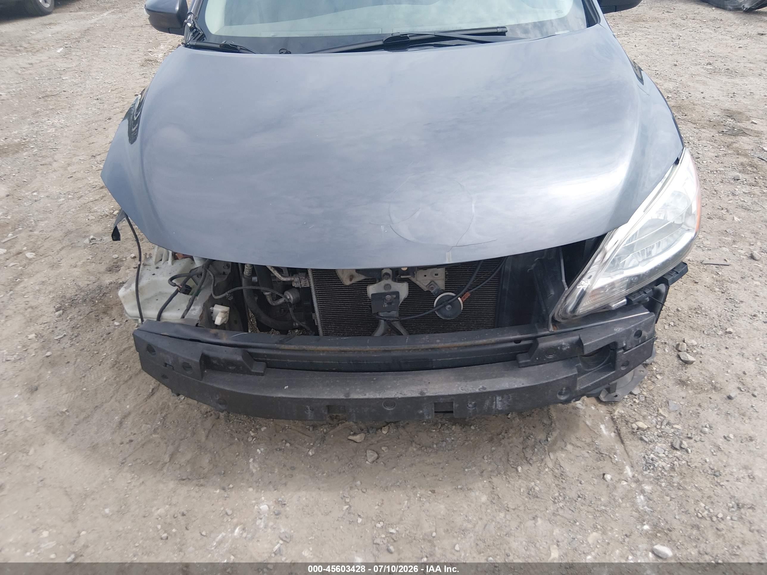 2014 Nissan Sentra Sl Gray vin: 3N1AB7AP8EL628369