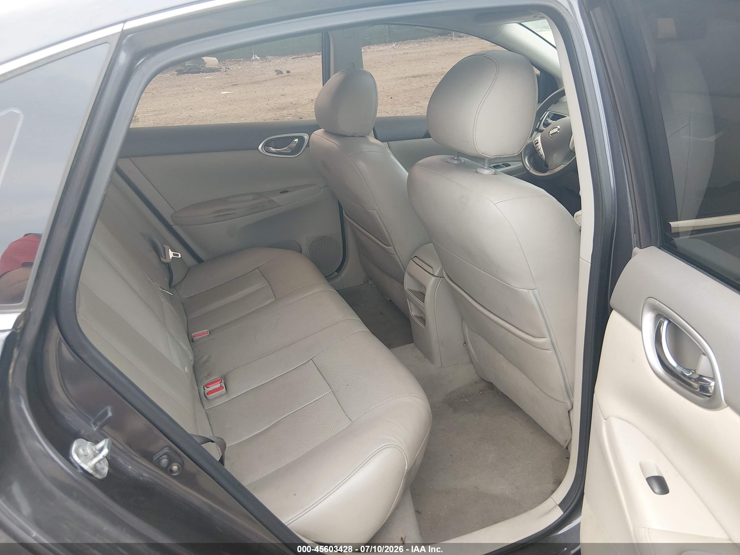 2014 Nissan Sentra Sl Gray vin: 3N1AB7AP8EL628369