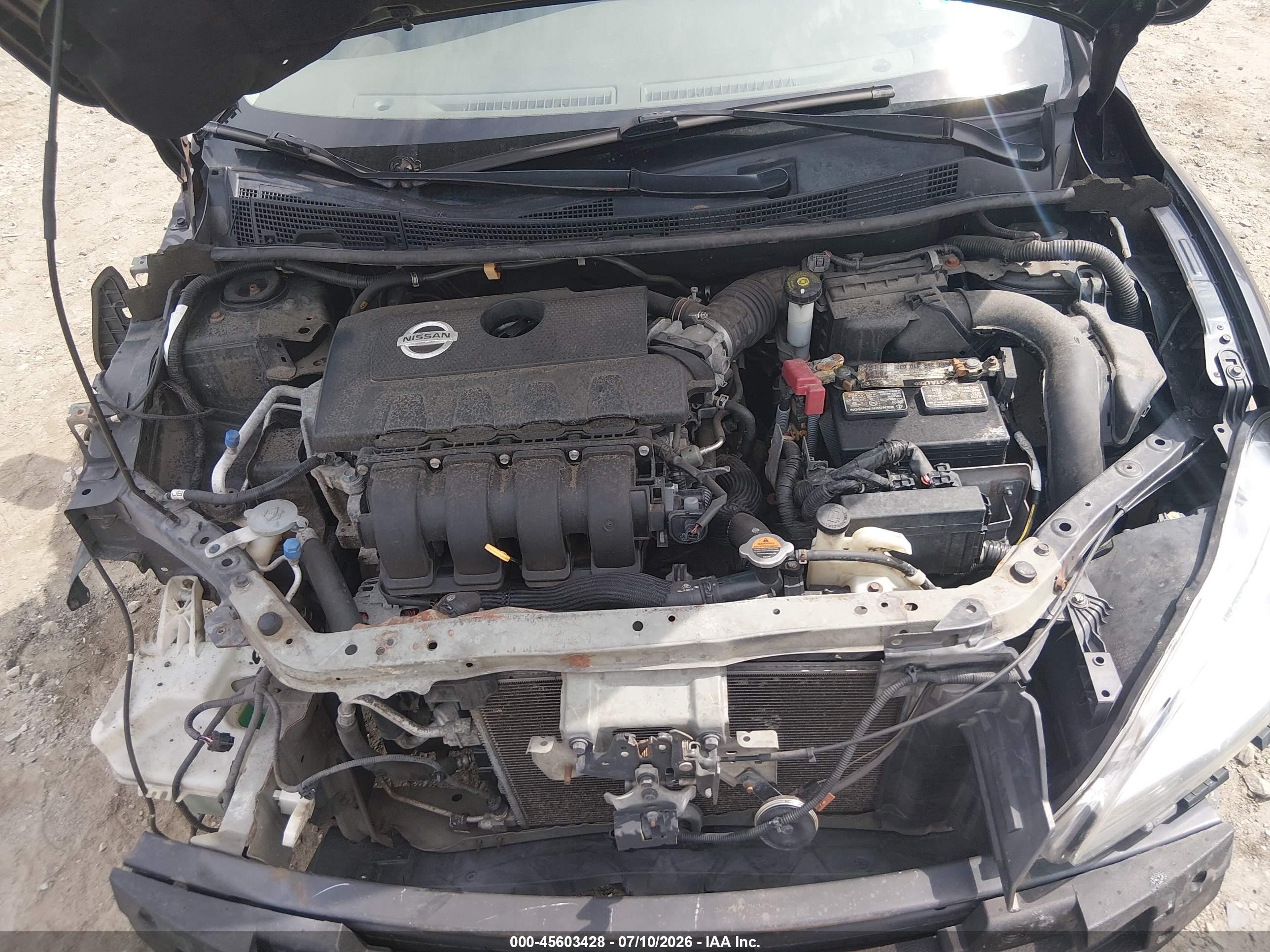 2014 Nissan Sentra Sl Gray vin: 3N1AB7AP8EL628369