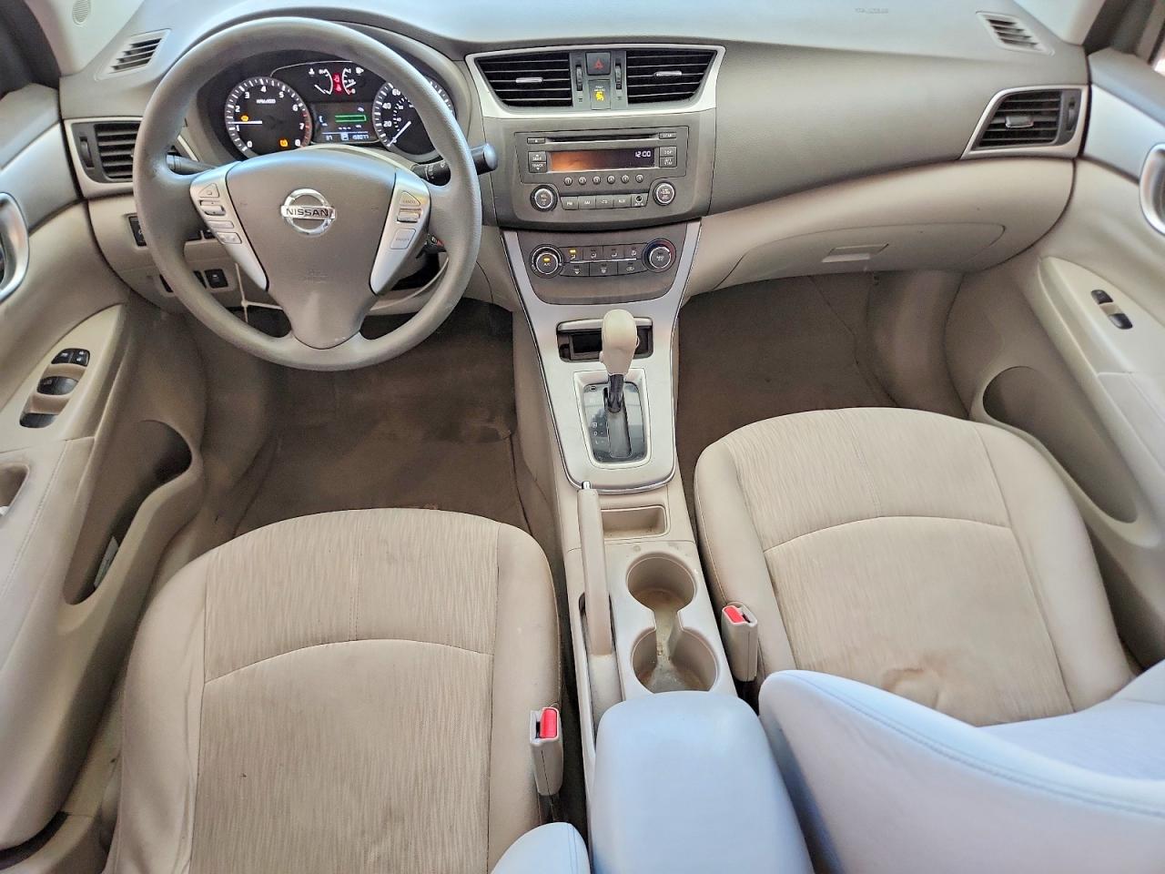 2014 Nissan Sentra S White vin: 3N1AB7AP8EL639162