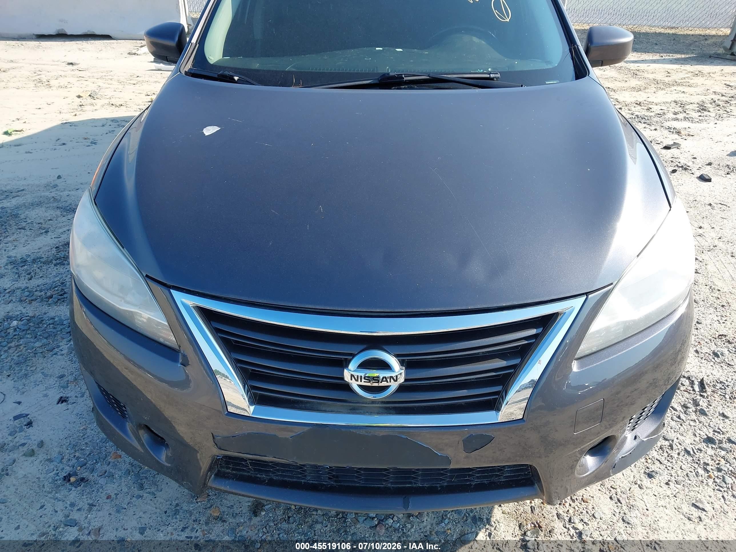 2014 Nissan Sentra Sr Gray vin: 3N1AB7AP8EL639890