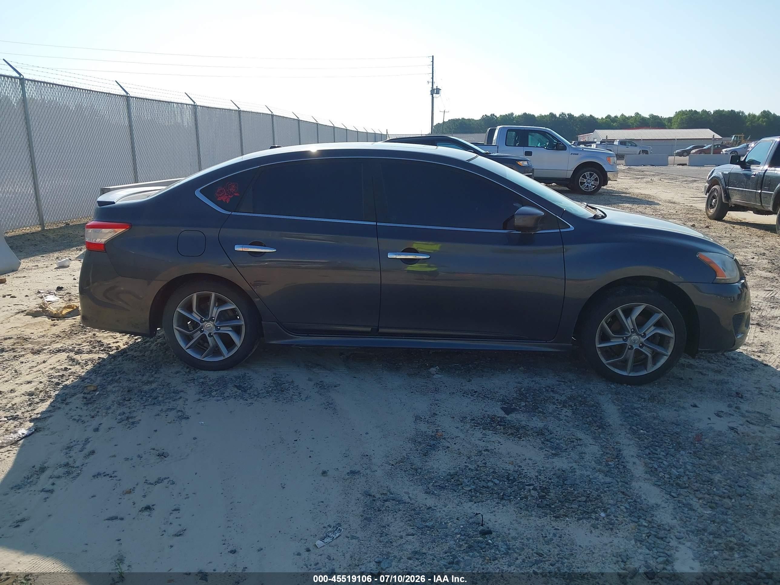 2014 Nissan Sentra Sr Gray vin: 3N1AB7AP8EL639890