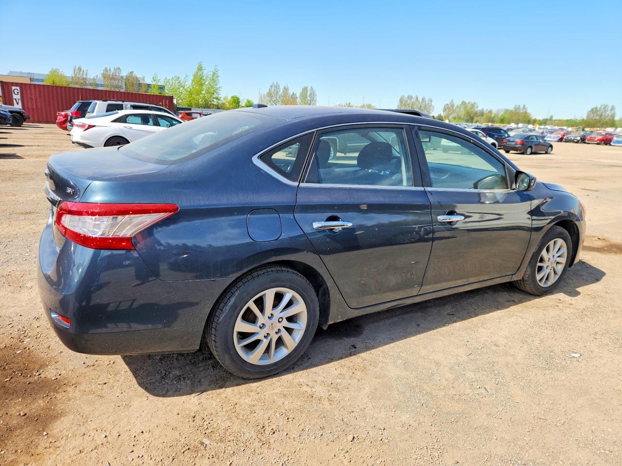 2014 Nissan Sentra S Gray vin: 3N1AB7AP8EL642725
