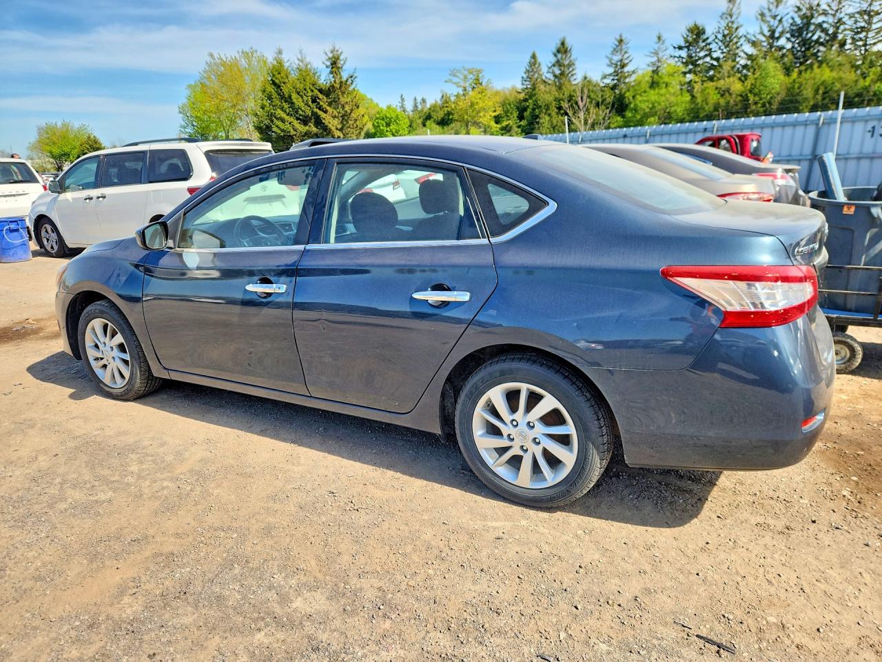 2014 Nissan Sentra S Gray vin: 3N1AB7AP8EL642725