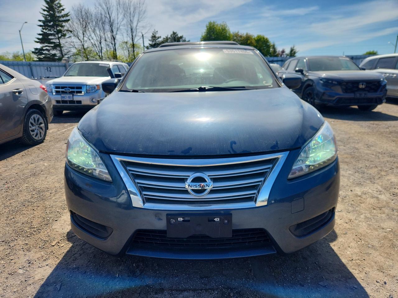 2014 Nissan Sentra S Gray vin: 3N1AB7AP8EL642725