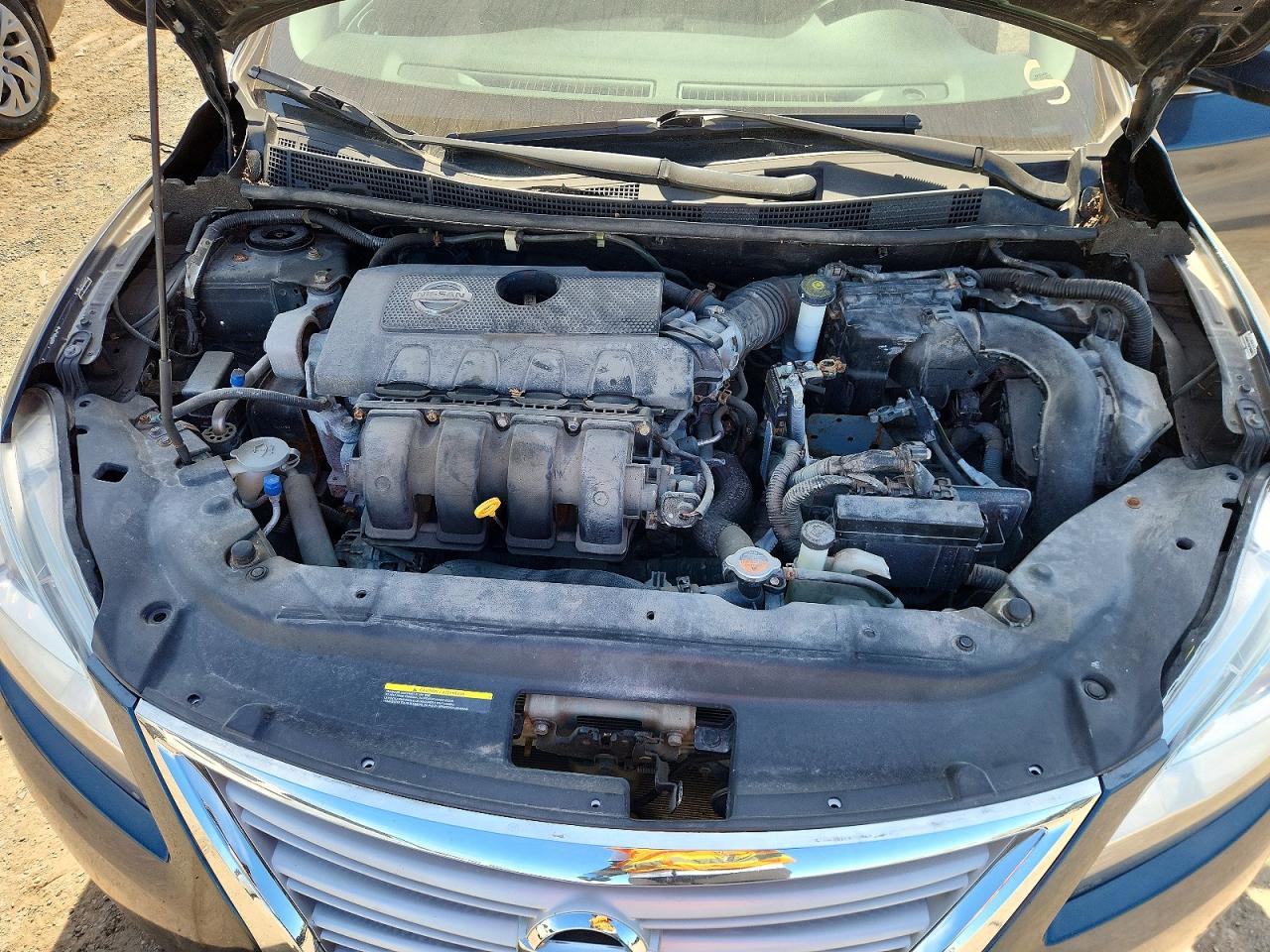 2014 Nissan Sentra S Gray vin: 3N1AB7AP8EL642725