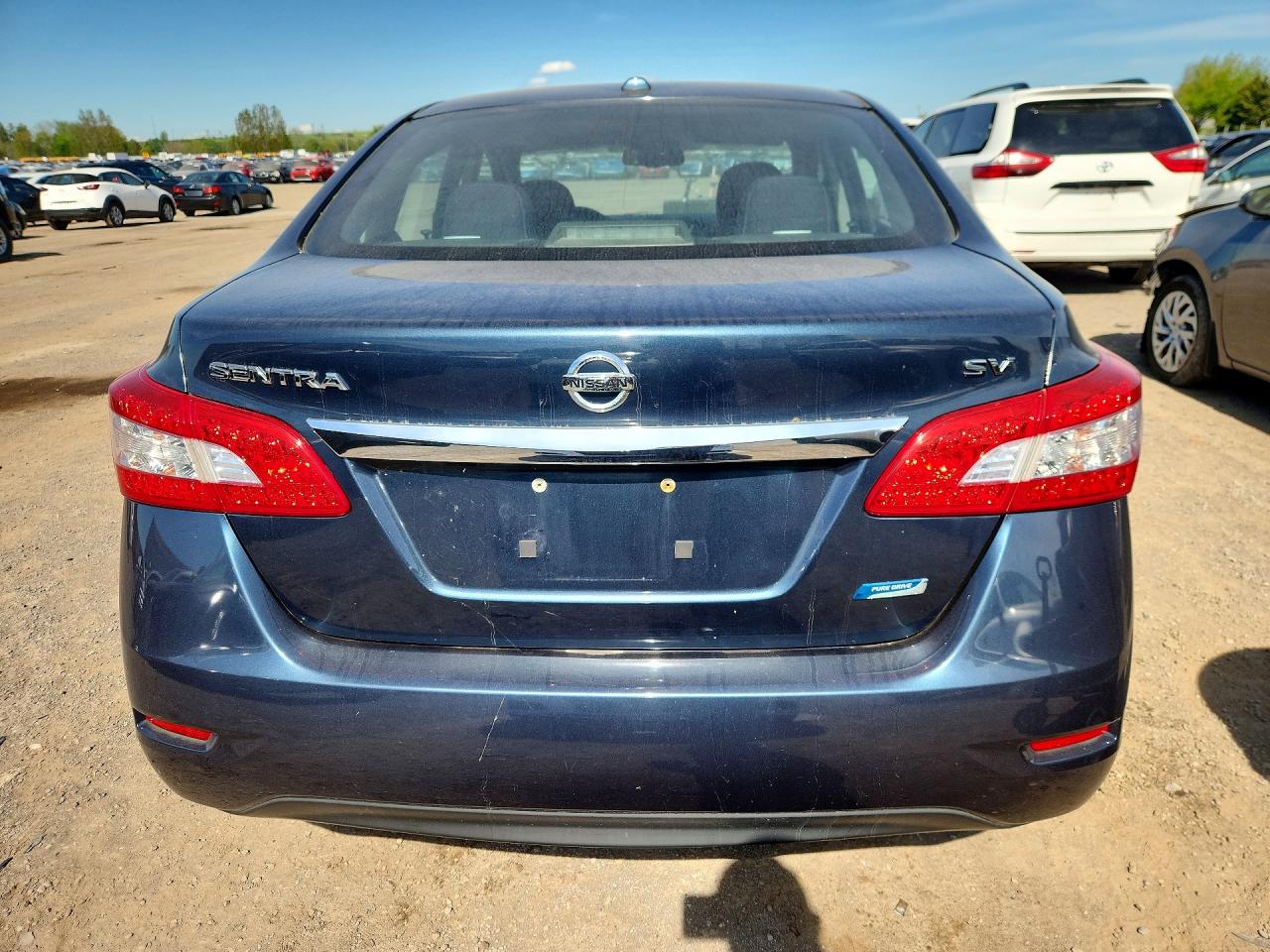 2014 Nissan Sentra S Gray vin: 3N1AB7AP8EL642725