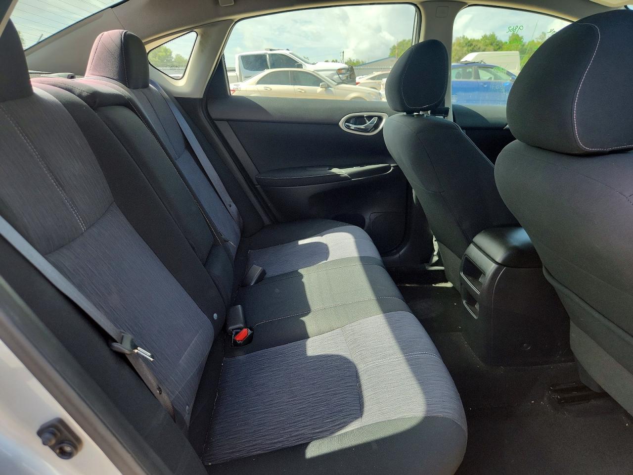 2014 Nissan Sentra Sv Silver vin: 3N1AB7AP8EL654387