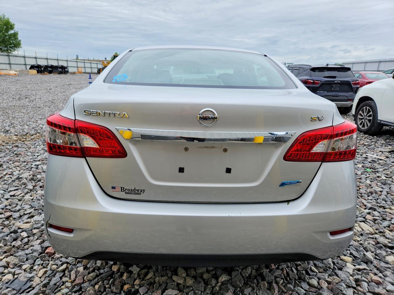 2014 Nissan Sentra Sv Silver vin: 3N1AB7AP8EL656317