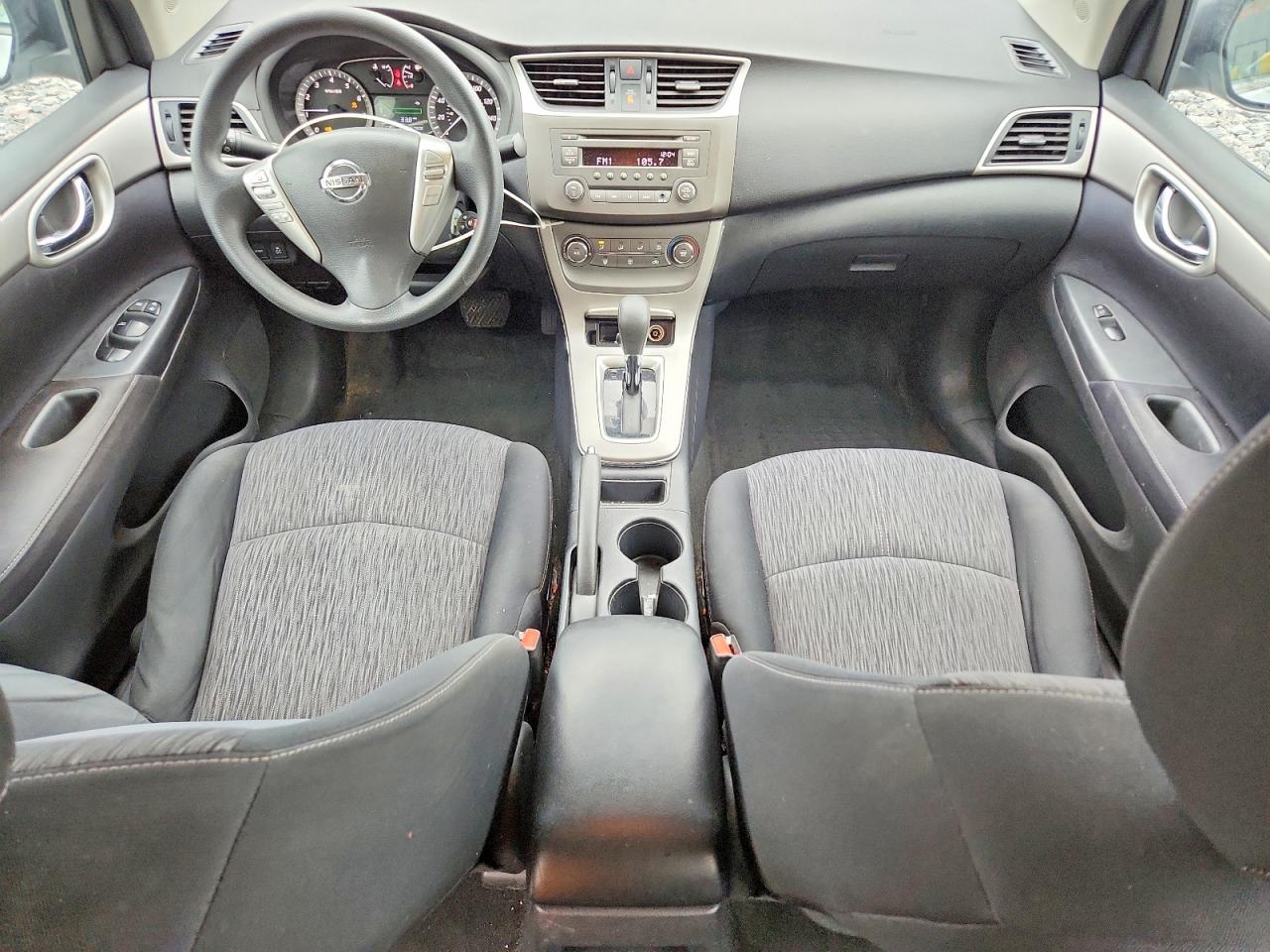 2014 Nissan Sentra Sv Silver vin: 3N1AB7AP8EL656317
