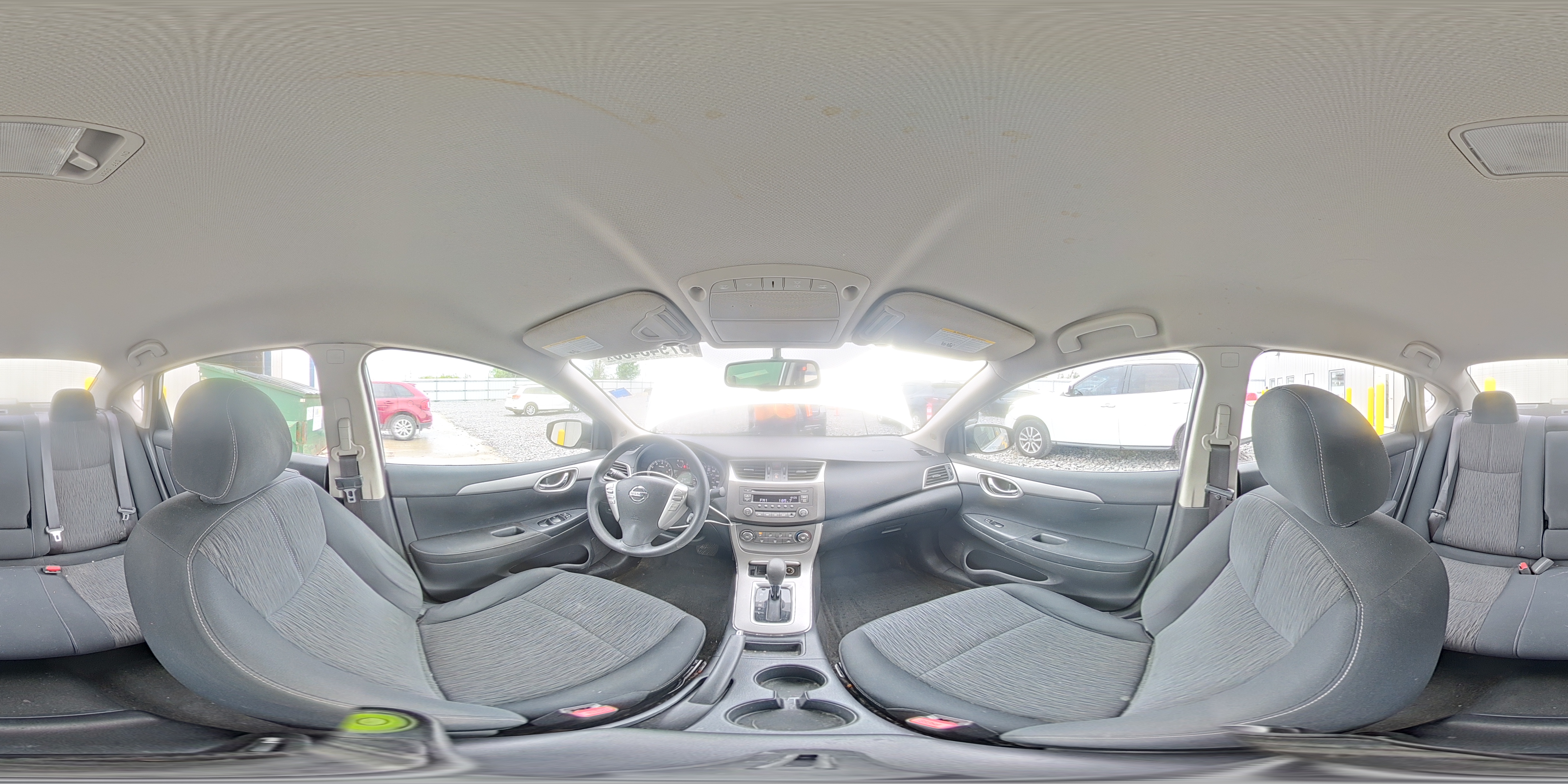 2014 Nissan Sentra Sv Silver vin: 3N1AB7AP8EL656317