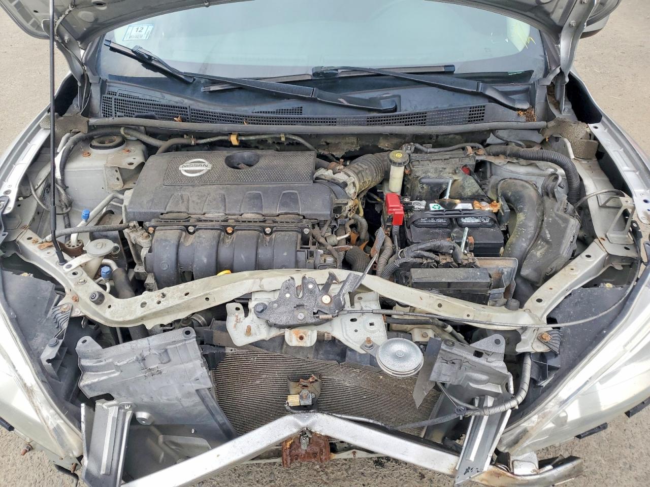 2014 Nissan Sentra Sv Silver vin: 3N1AB7AP8EL659699